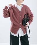 FOX&スーパーファインメリノ カーディガン