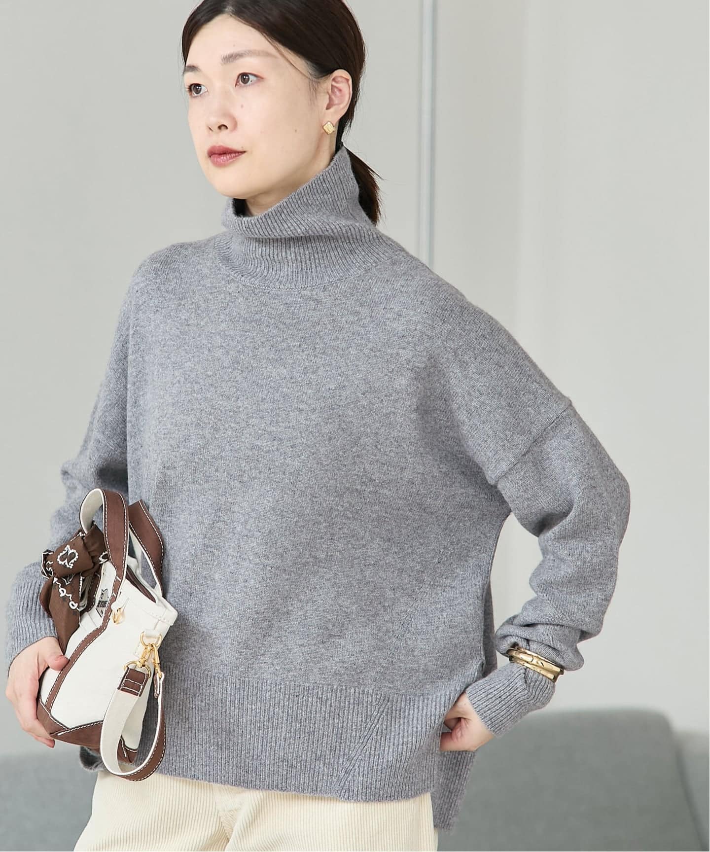 カシミヤMIXハイネックプルオーバー（ニット／セーター）｜JOURNAL