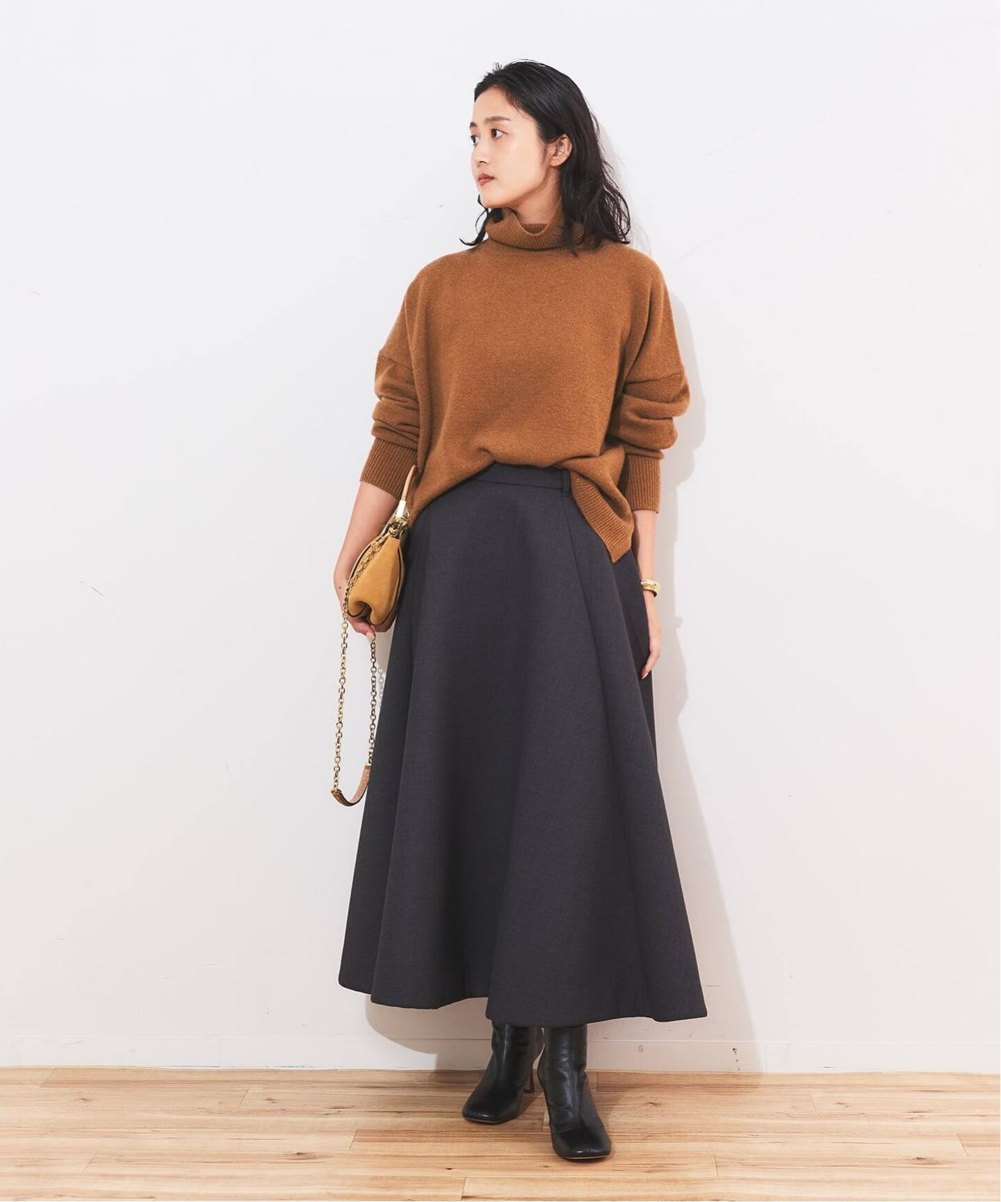 【2024AW】L'ESSAGE カシミヤMIXハイネックプルオーバー ニット カシミヤMIXハイネックプルオーバー（ニット／セーター）｜JOURNAL