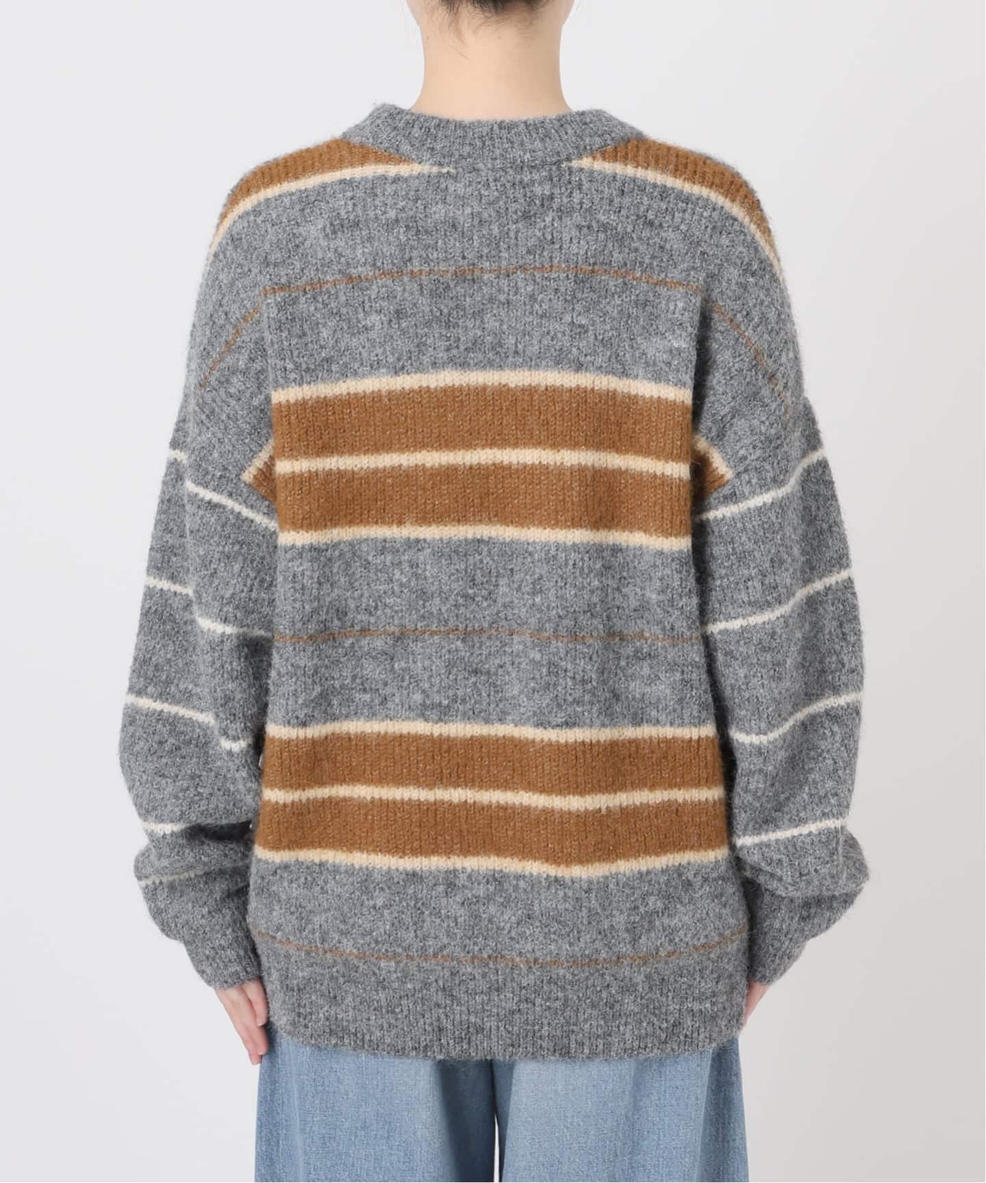 ウールシャギーMIXボーダープルオーバー（ニット／セーター）｜JOURNAL
