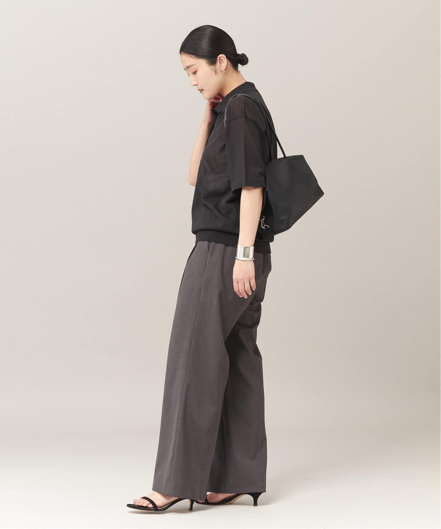 【新品タグ付き】JOURNAL STANDARD L'ESSAGE シアーニット JOURNAL STANDARD L'ESSAGE｜シアーポロシャツニット | Rakuten