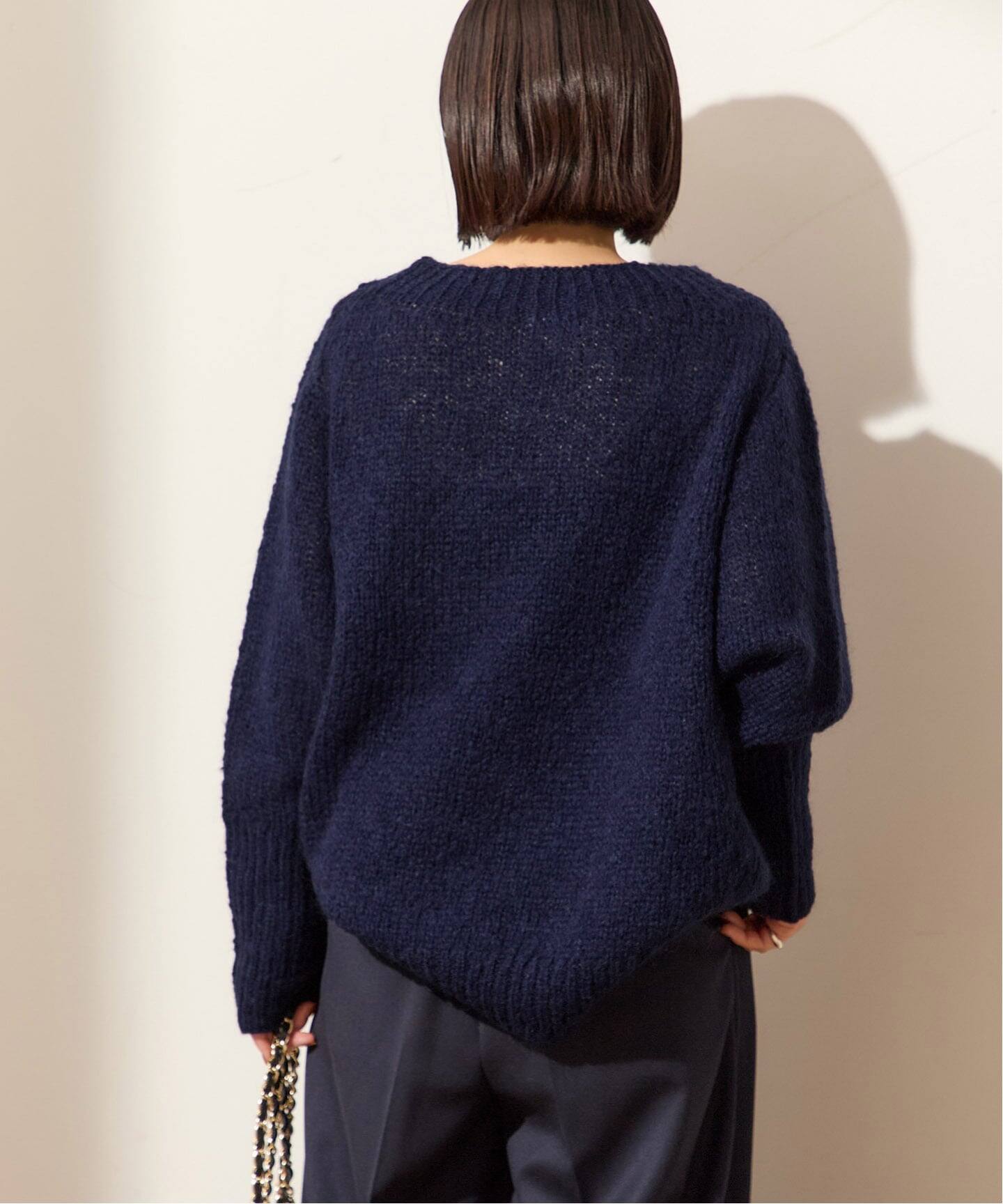 JOURNAL STANDARD - l&#39;essage journal standard モヘアニット JOURNAL STANDARD モヘア ダメージ ニット - メルカリ