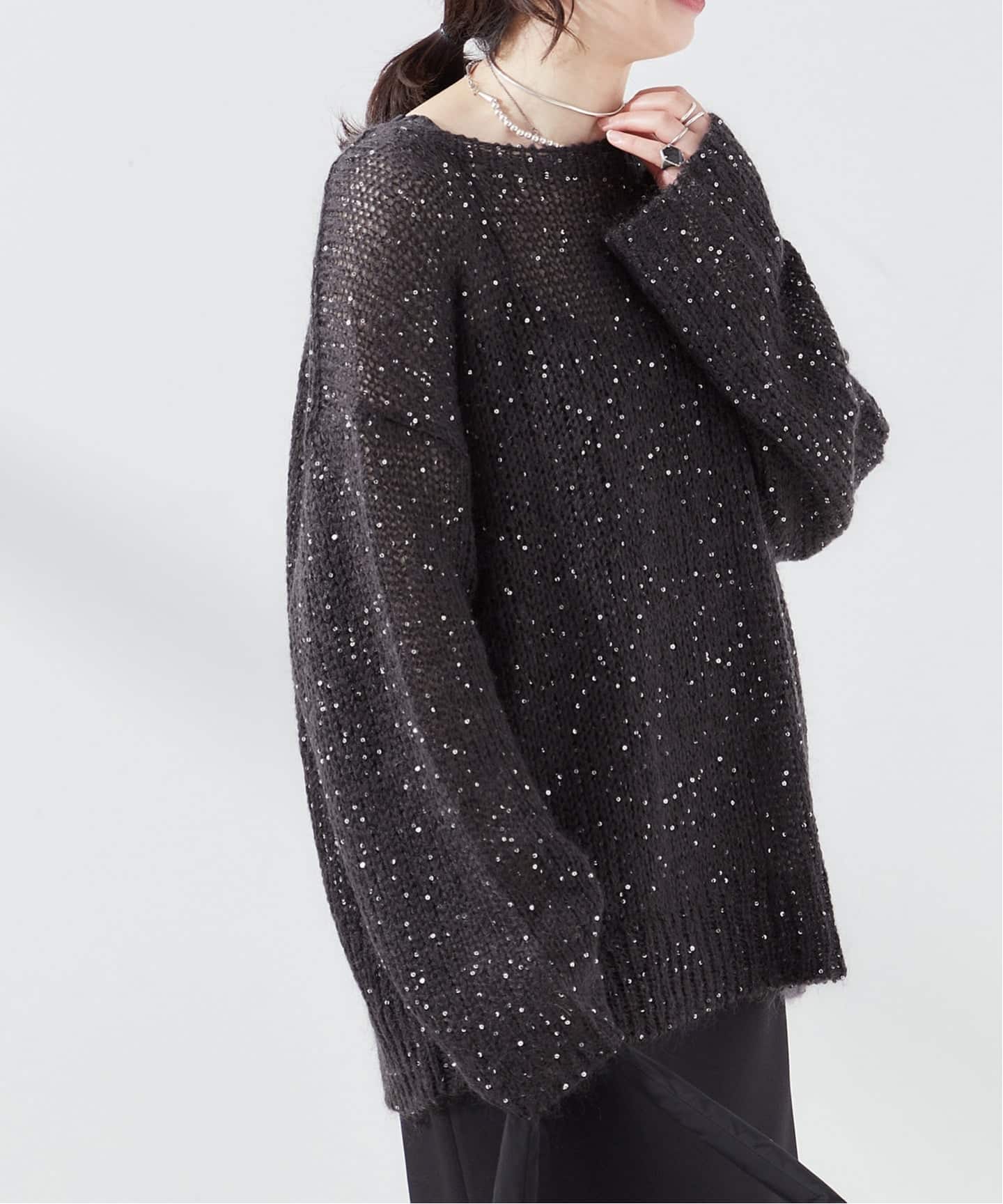 JOURNAL STANDARD L'ESSAGE　ノーカラー　モヘヤ混　コート journal standard L'essage（ジャーナルスタンダードレサージュ