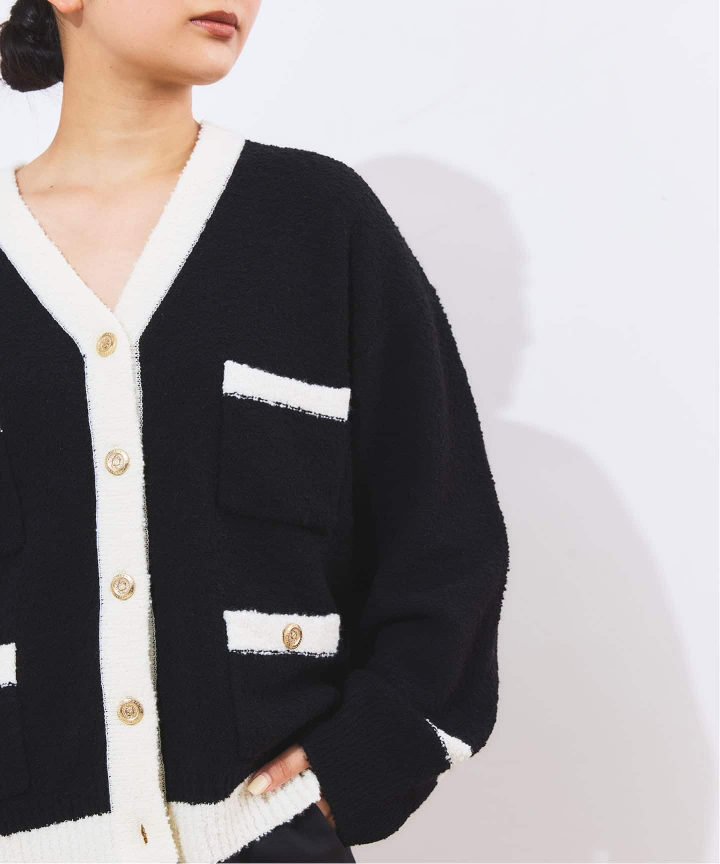 SP》Smithバイカラーカーディガン（カーディガン）｜JOURNAL