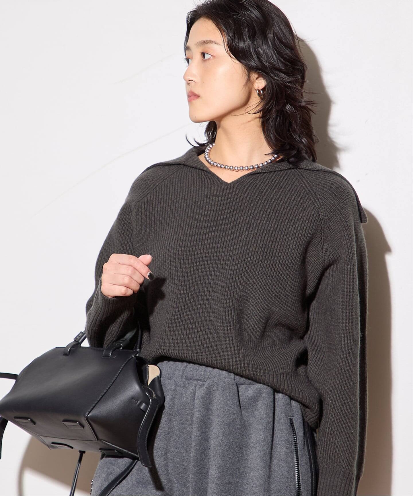 バルーンセーラーカラーニット（ニット／セーター）｜JOURNAL STANDARD