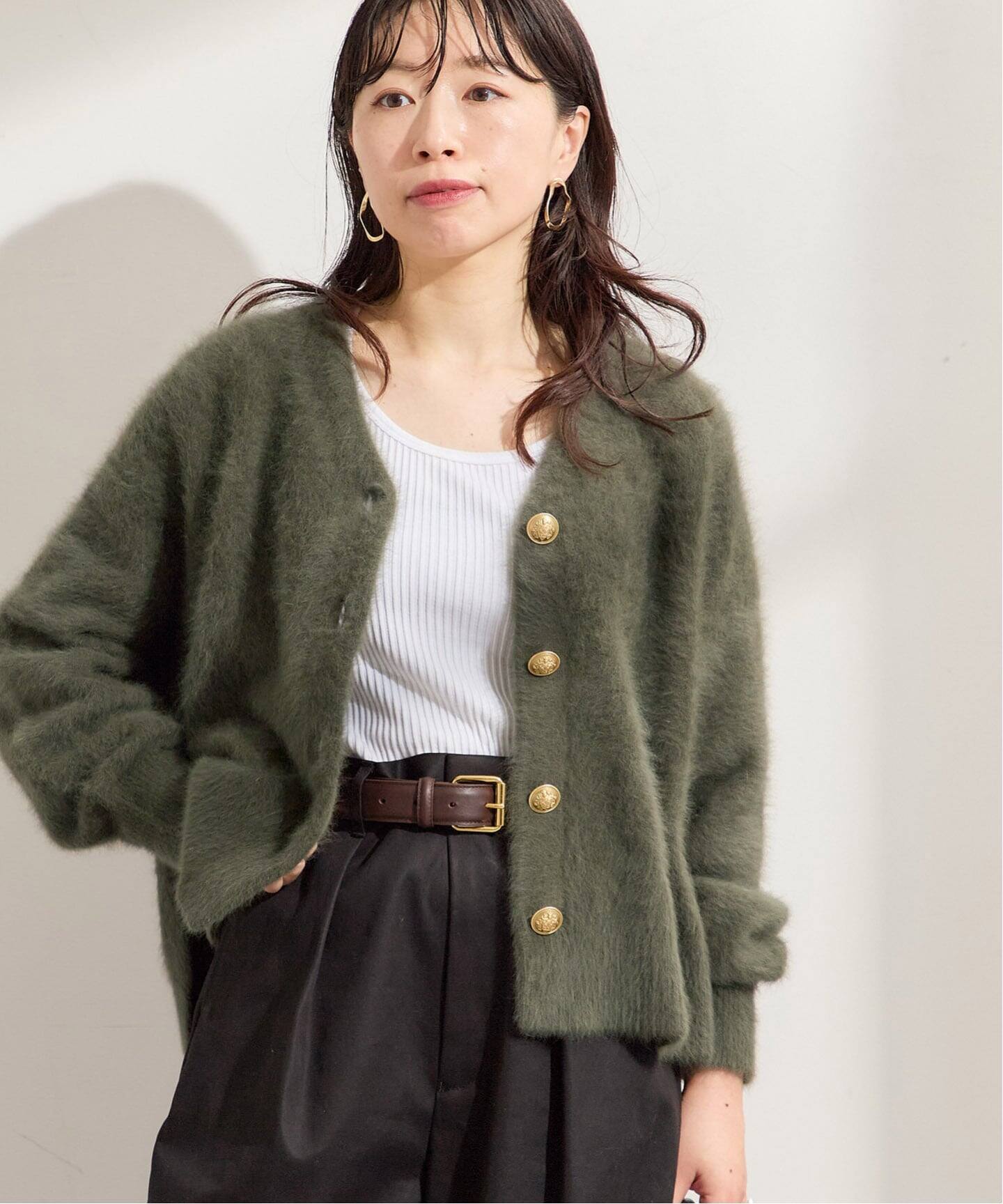 追加》FOX CASHMERE Vネックカーディガン（カーディガン）｜JOURNAL