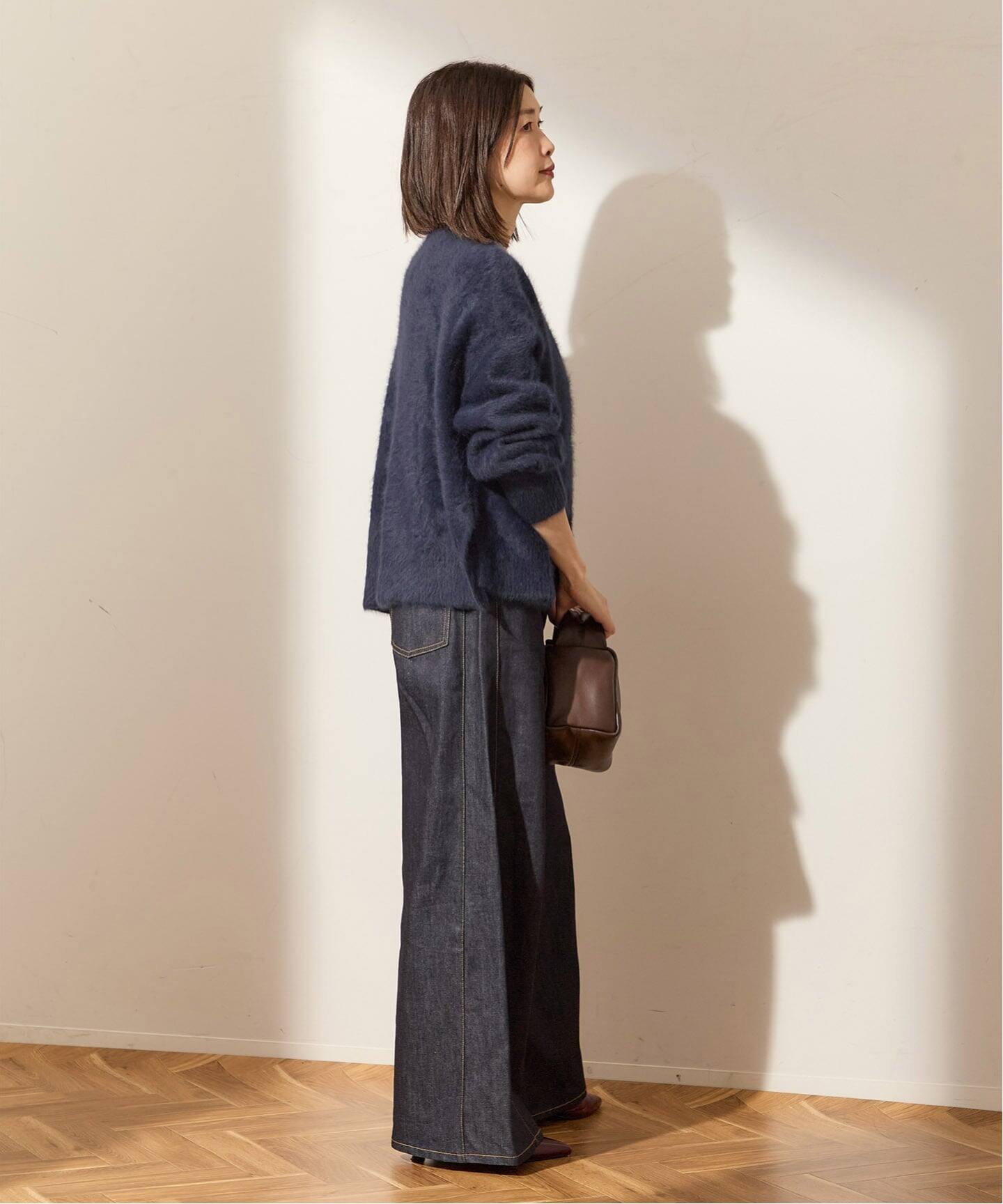 レザージュ　FOX CASHMERE Vネックカーディガン 追加》FOX CASHMERE Vネックカーディガン（カーディガン