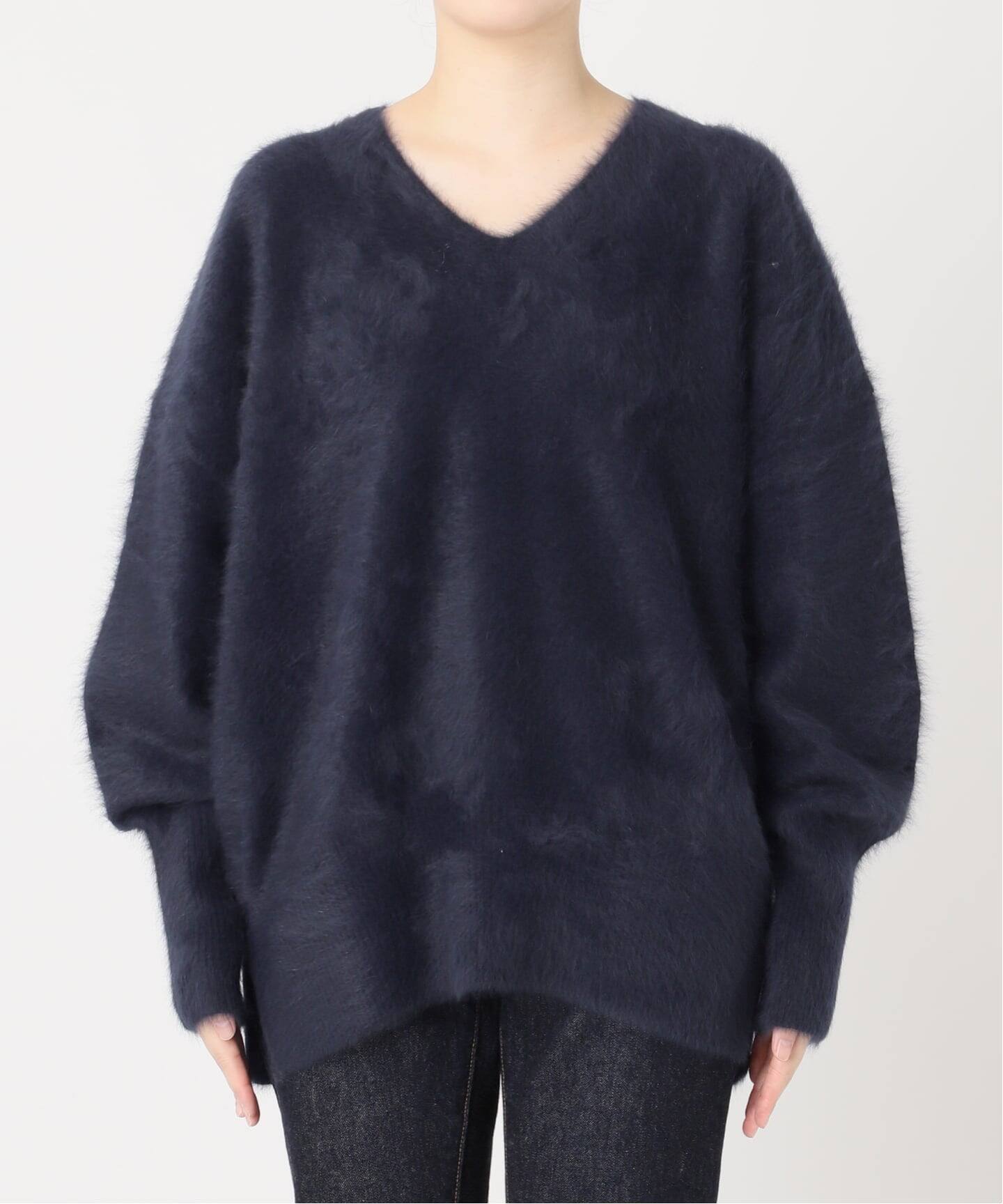 追加》FOX CASHMERE Vネックプルオーバー（ニット／セーター