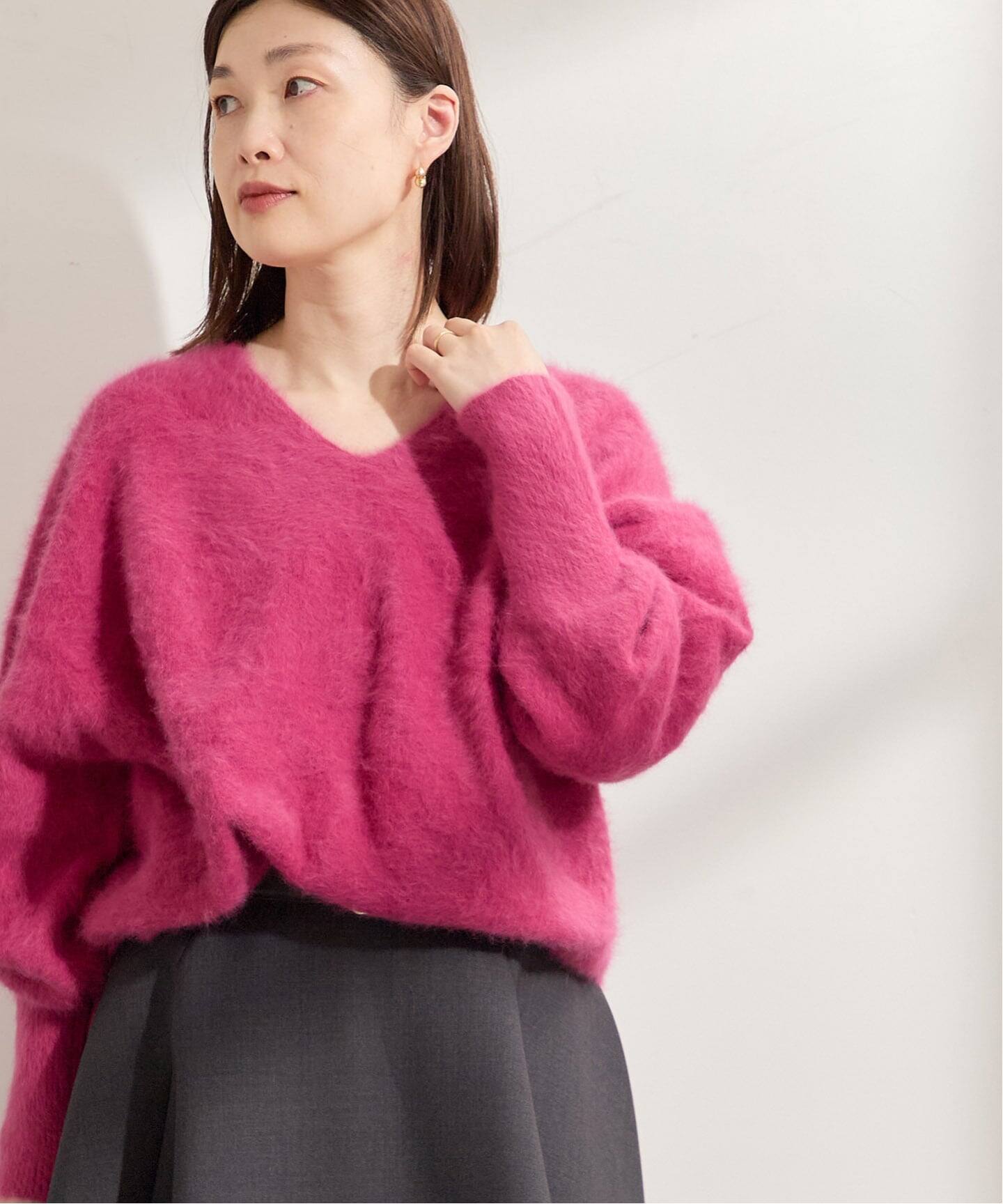 【2024AW】L'ESSAGE FOX CASHMERE Vネックプルオーバー 2024AW】L'ESSAGE FOX CASHMERE Vネックプルオーバー - メルカリ