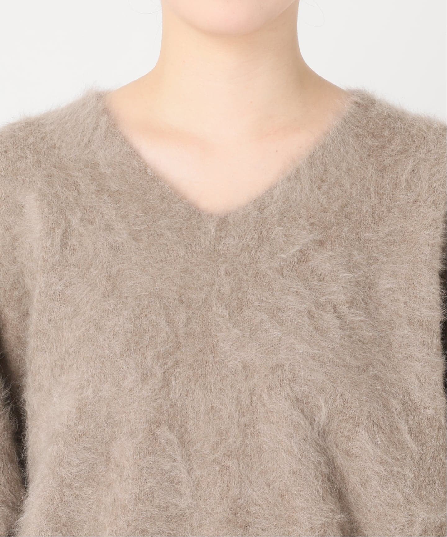 追加2》FOX CASHMERE Vネックプルオーバー（ニット／セーター