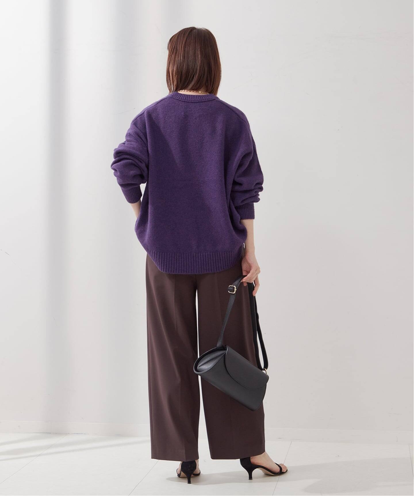 JOURNAL STANDARD - 【オシャレ☆JOURNAL STANDARD Lessage】紺　セーター journal standard L'essage ニット セーター ニットワイドプル