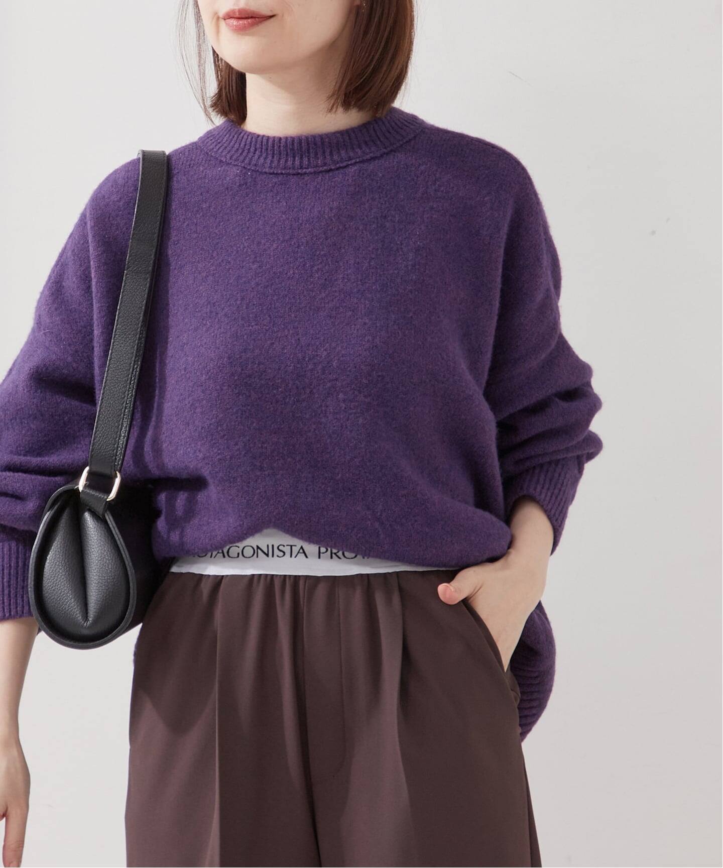 ジャーナルスタンダード レサージュ 2/26ウール クルーネックプルオーバー journal standard L'essage（ジャーナルスタンダードレサージュ