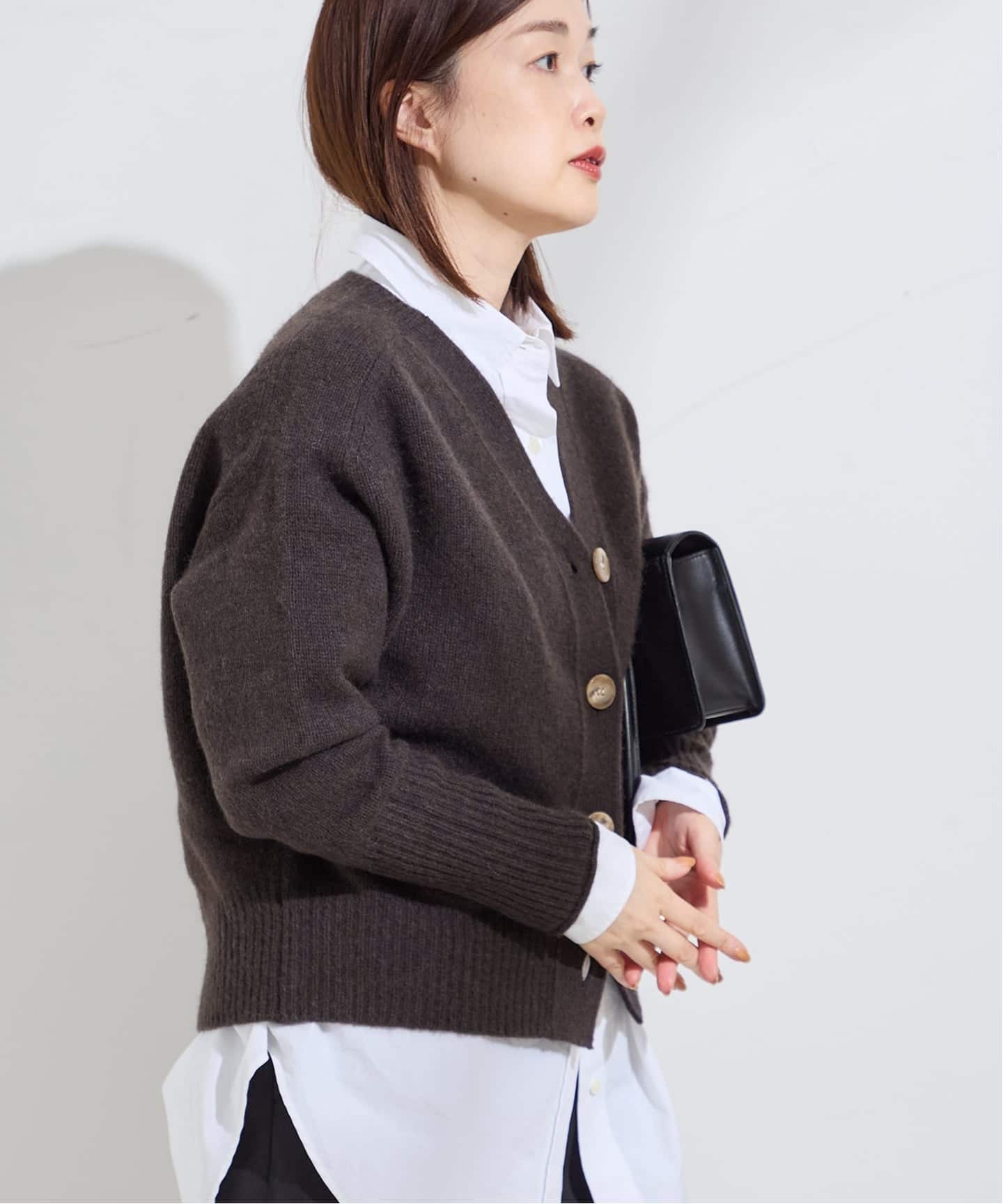 journal standard LESSAGE GOSPEL V カーディガン JOURNAL STANDARD L'ESSAGE｜《追加》FOX CASHMERE Vネック