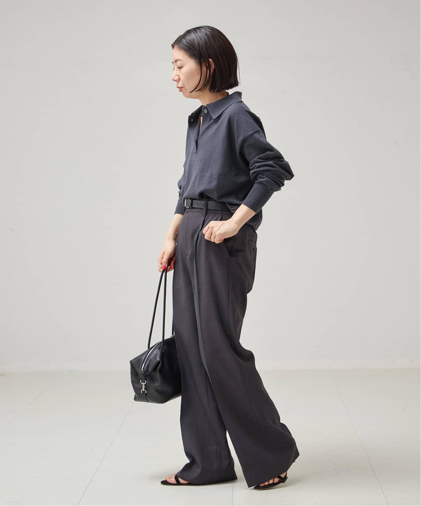 【美品】ジャーナルスタンダードレザージュ プルオーバー 2枚セット WEB限定追加2》ウォッシャブル2WAYヘンリープルオーバー（ニット