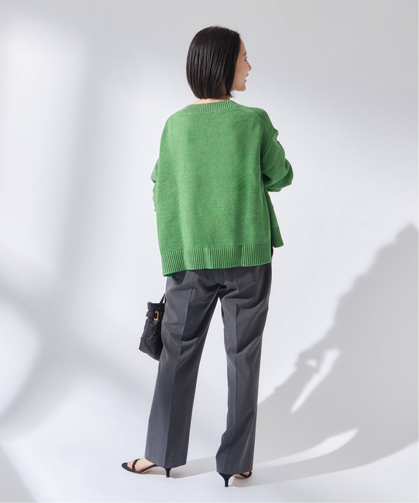 「journal standard L'essage」 半袖ニット - グレー レディース journal standard L'essage 「journal L'essage」 半袖ニット