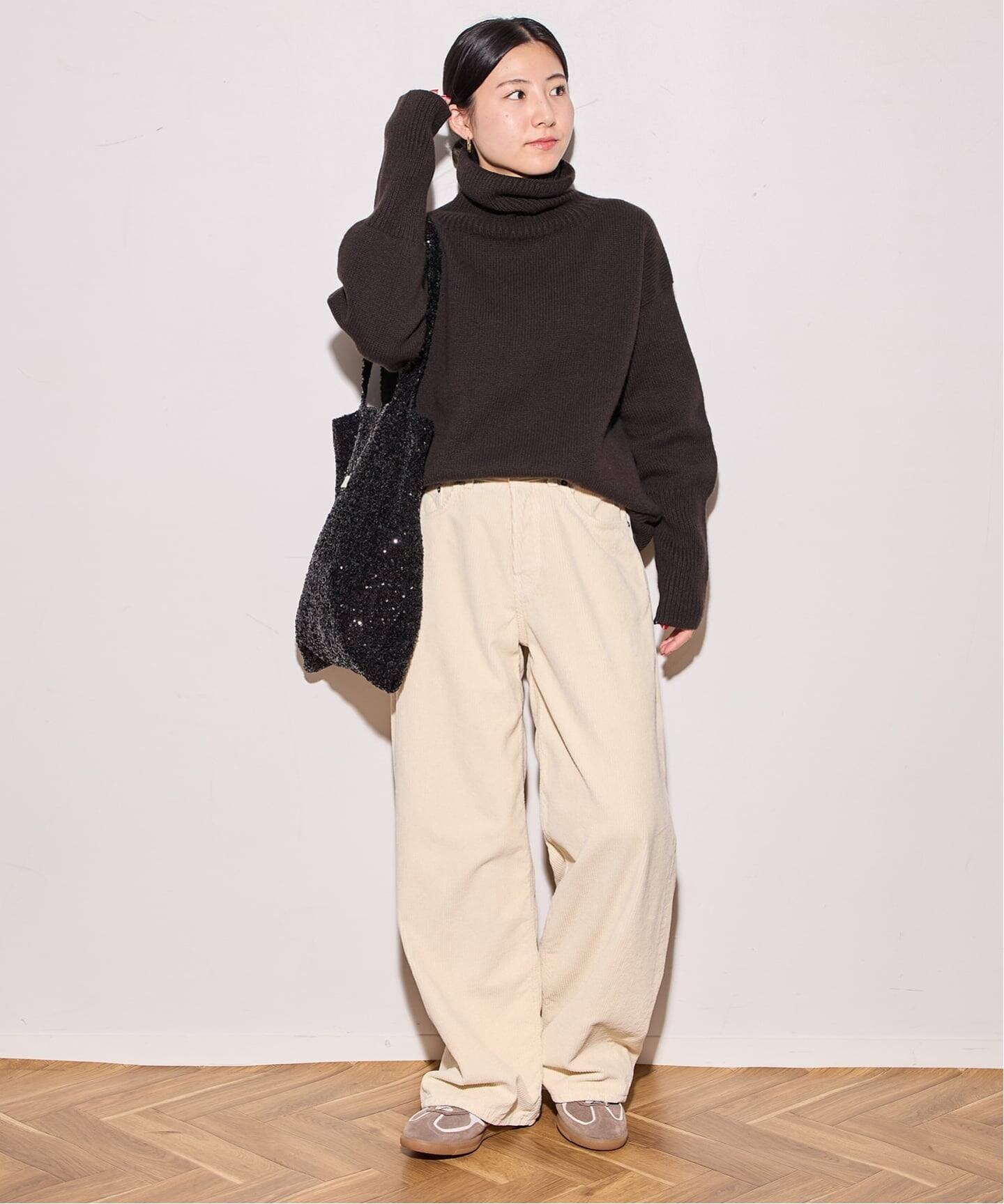 追加》【ISLAND TIDES/アイランドタイド】ラムズウールタートルネック