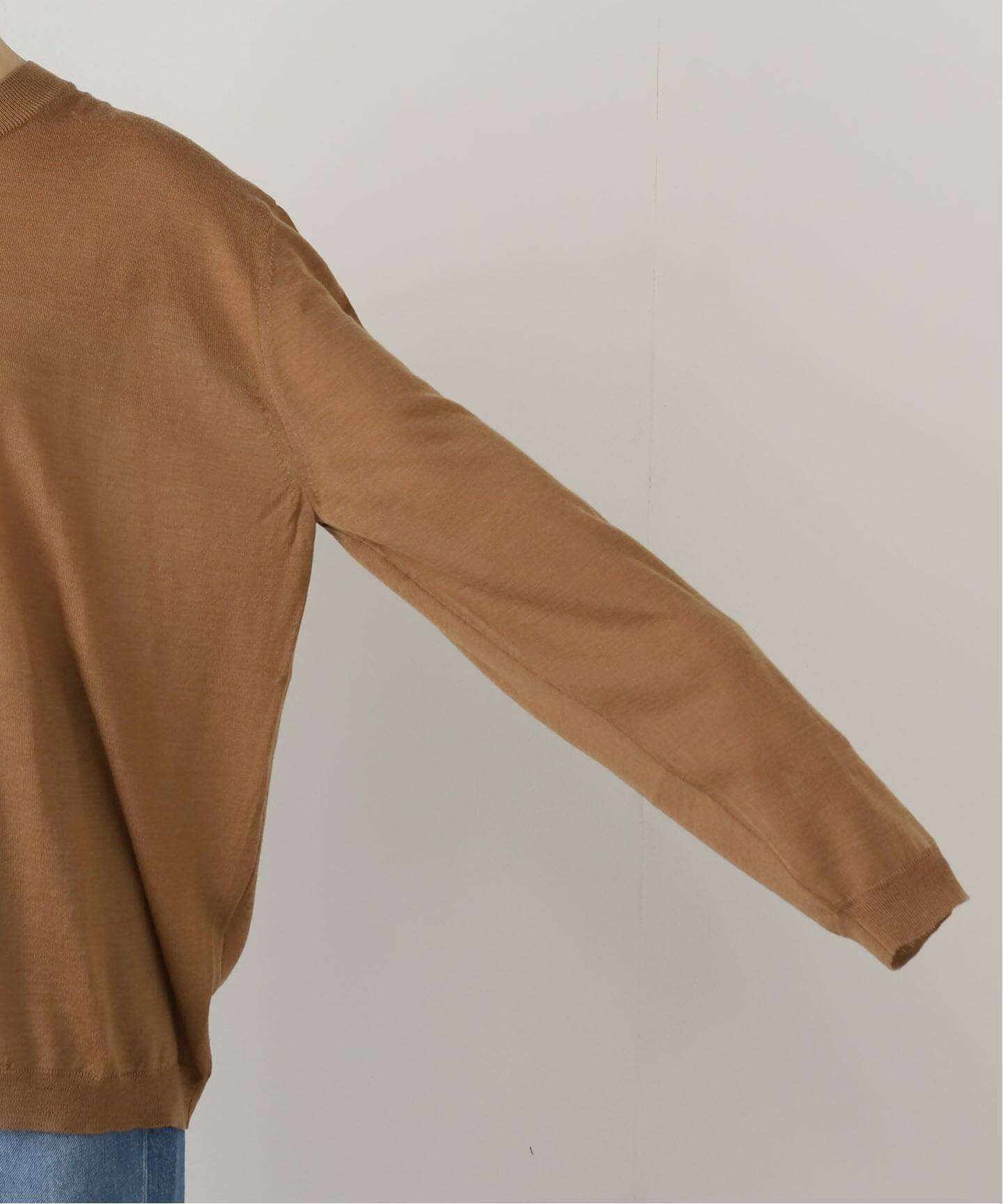 RECTO/レクト】BACK OPEN DETAIL KNIT TOP：ニット（ニット／セーター