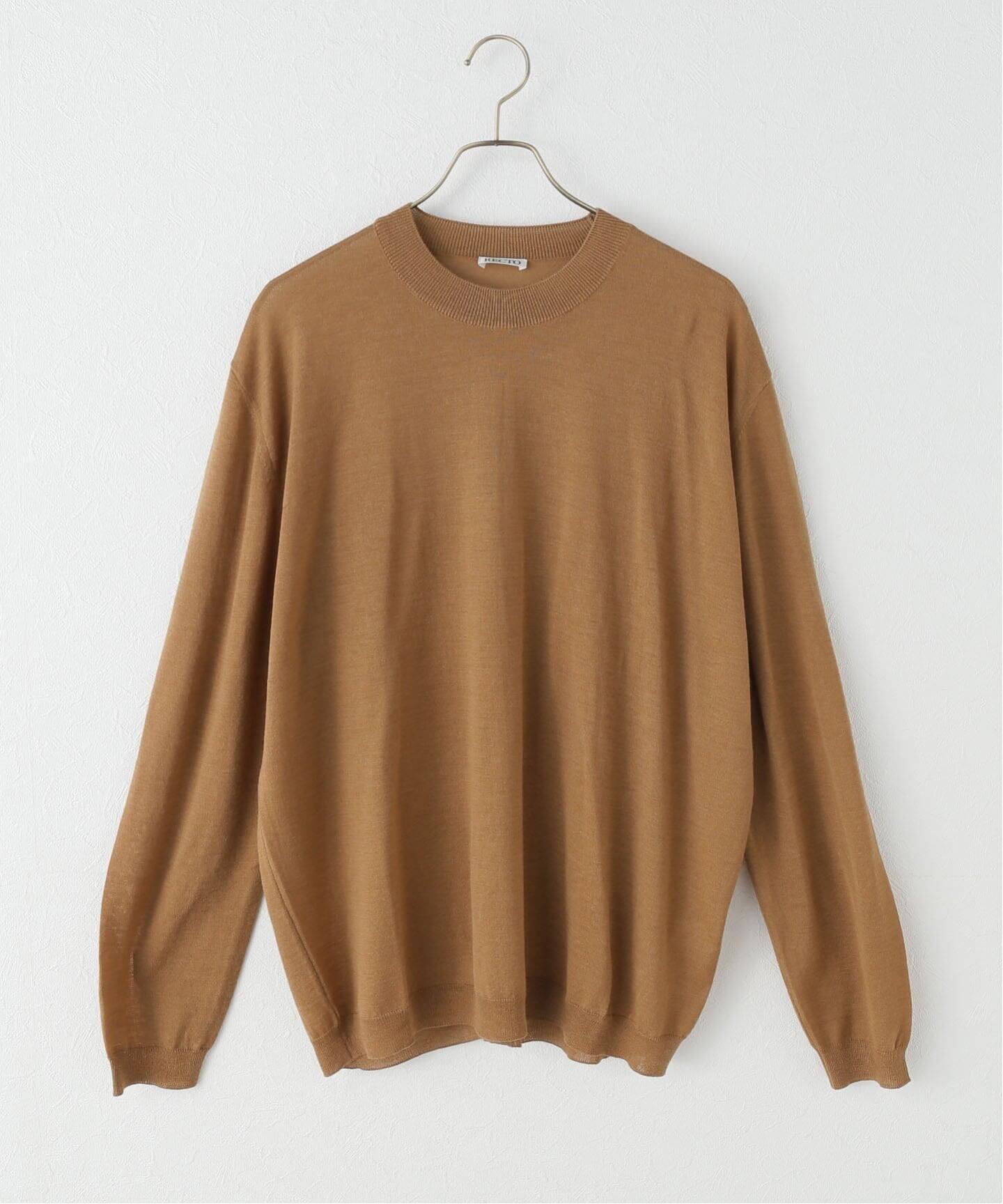 RECTO/レクト】BACK OPEN DETAIL KNIT TOP：ニット（ニット／セーター