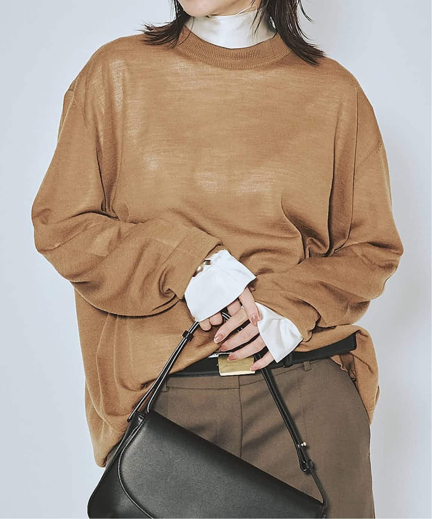 JOURNAL STANDARD カシミア ベージュ 長袖 ニット・セーター F JOURNAL STANDARD カシミア ベージュ 長袖 ニット・セーター F