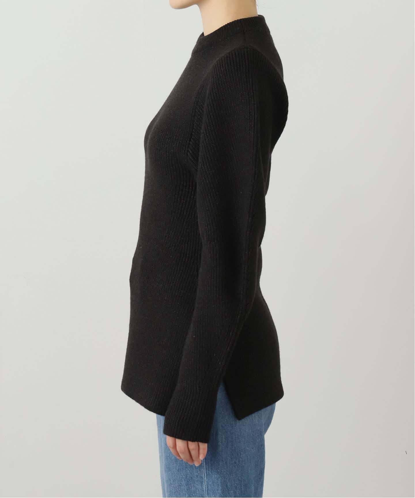 RECTO ニット RECTO/レクト】 VOLUME SLEEVE STRUCTURED KNIT TOP：ニット（ニット