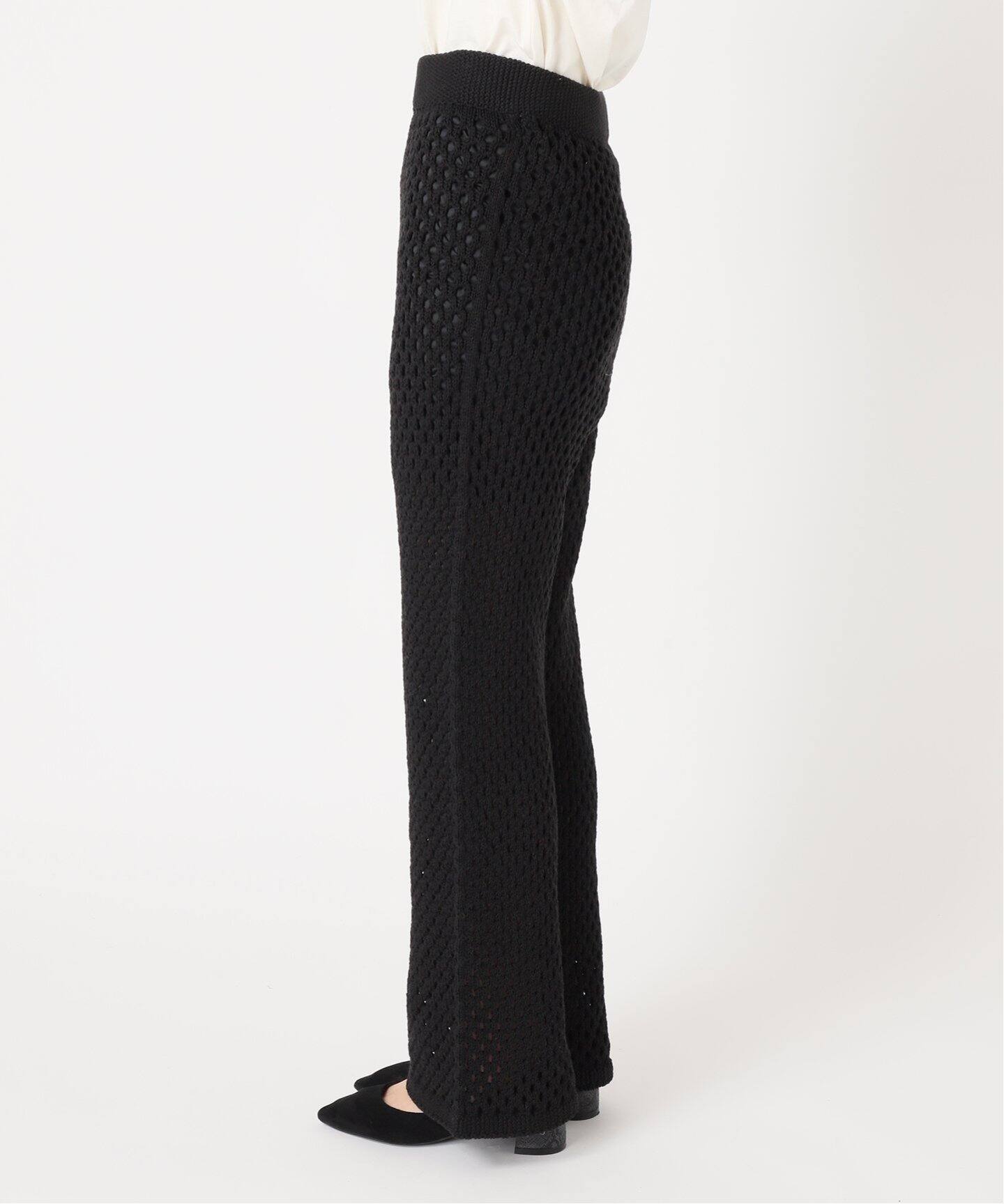 Uhr/ウーア】Mesh Knit Pants：ニットパンツ（その他パンツ