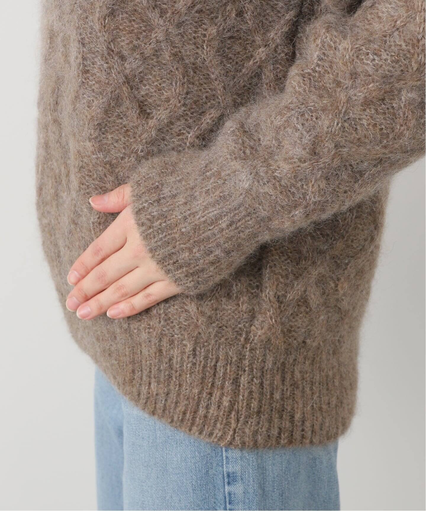 ROTATE ローテート】Fluffy Knit Jumper:ニット（ニット／セーター