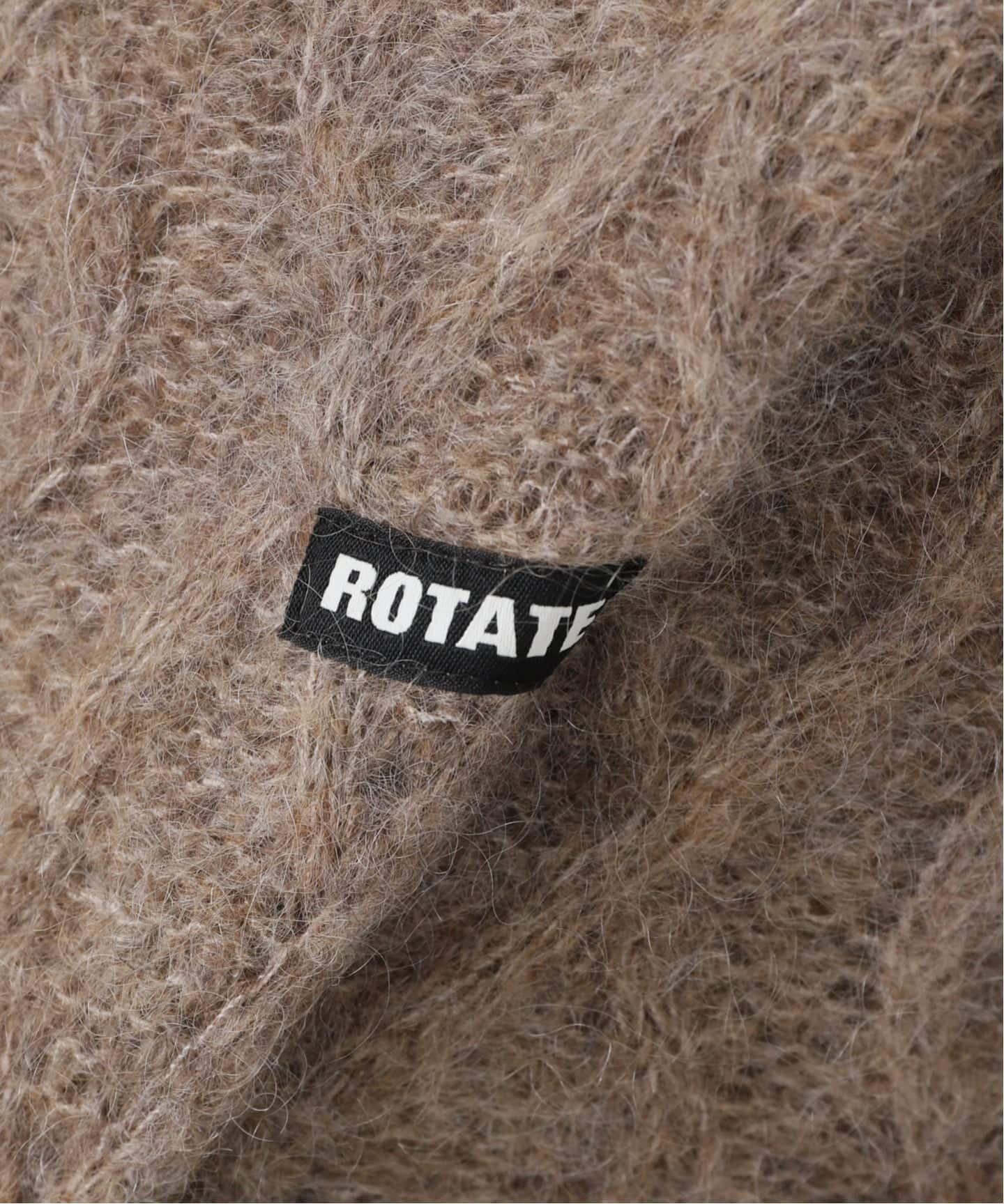 ROTATE ローテート】Fluffy Knit Jumper:ニット（ニット