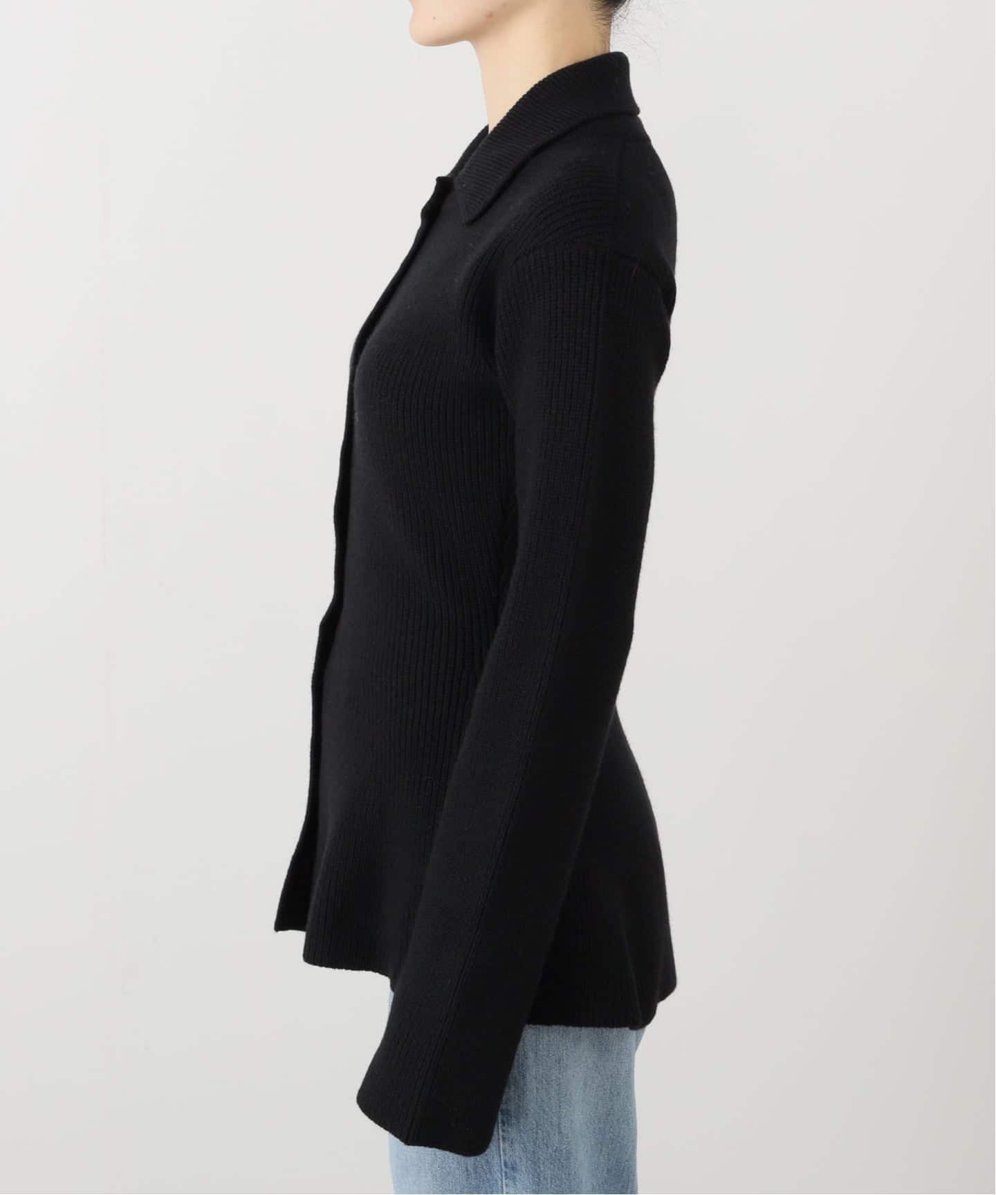 【NEW】ジャーナルスタンダード レサージュ（journal standard L’essage）/【ROHE/ロヘ】 Waisted rib cardigan：ニット ROHE/ロヘ】 Waisted rib cardigan：ニット（カーディガン）｜JOURNAL