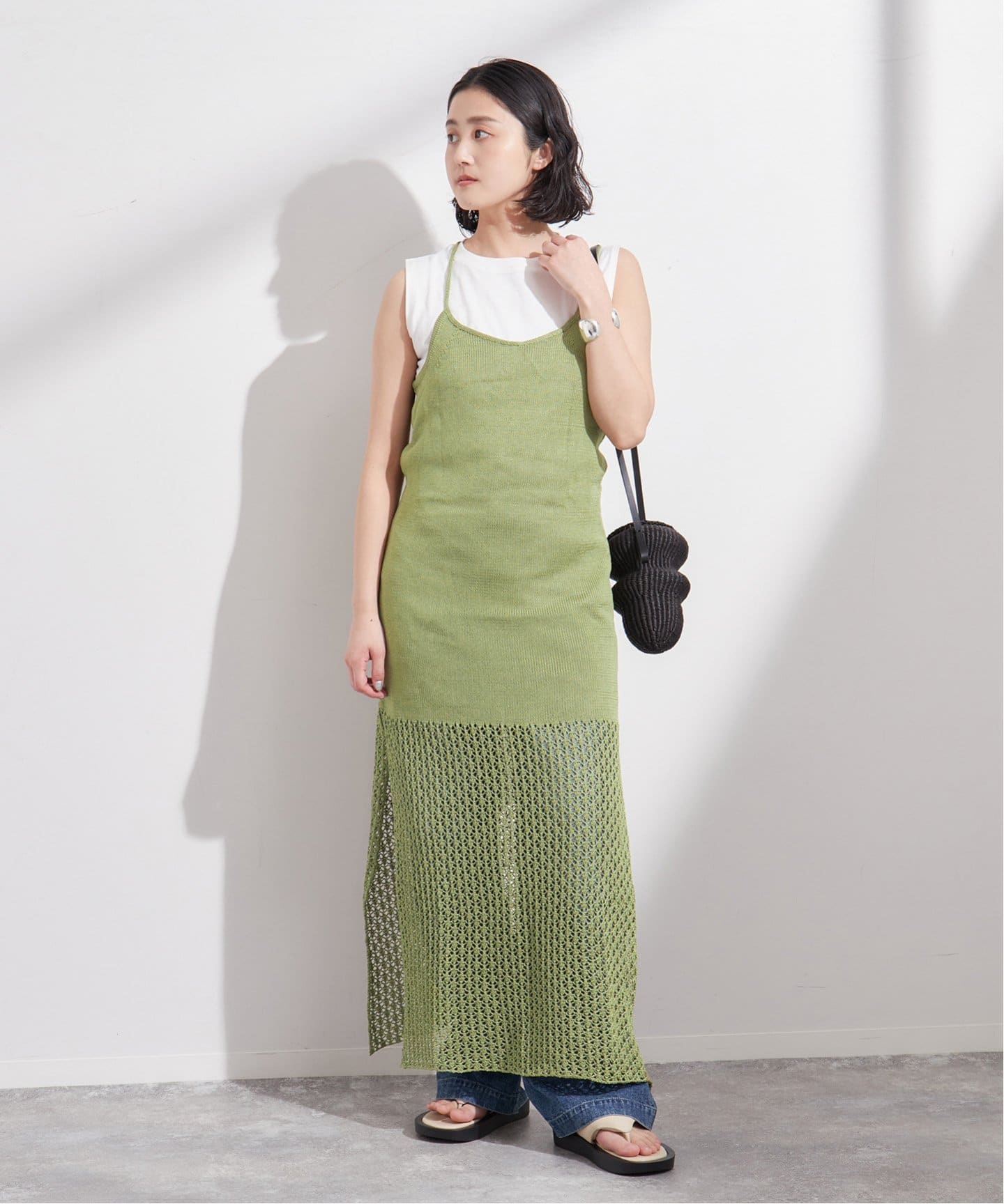 GENES/ジェネス】UMA DRESS：ワンピース（ニットワンピース