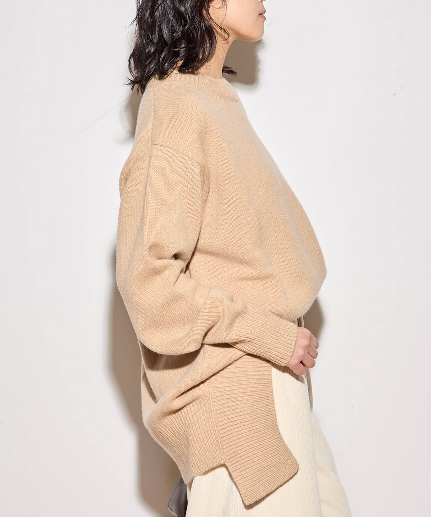 R2W/アールツーダブリュー】NICOLAS ROUND KN：ニット（ニット