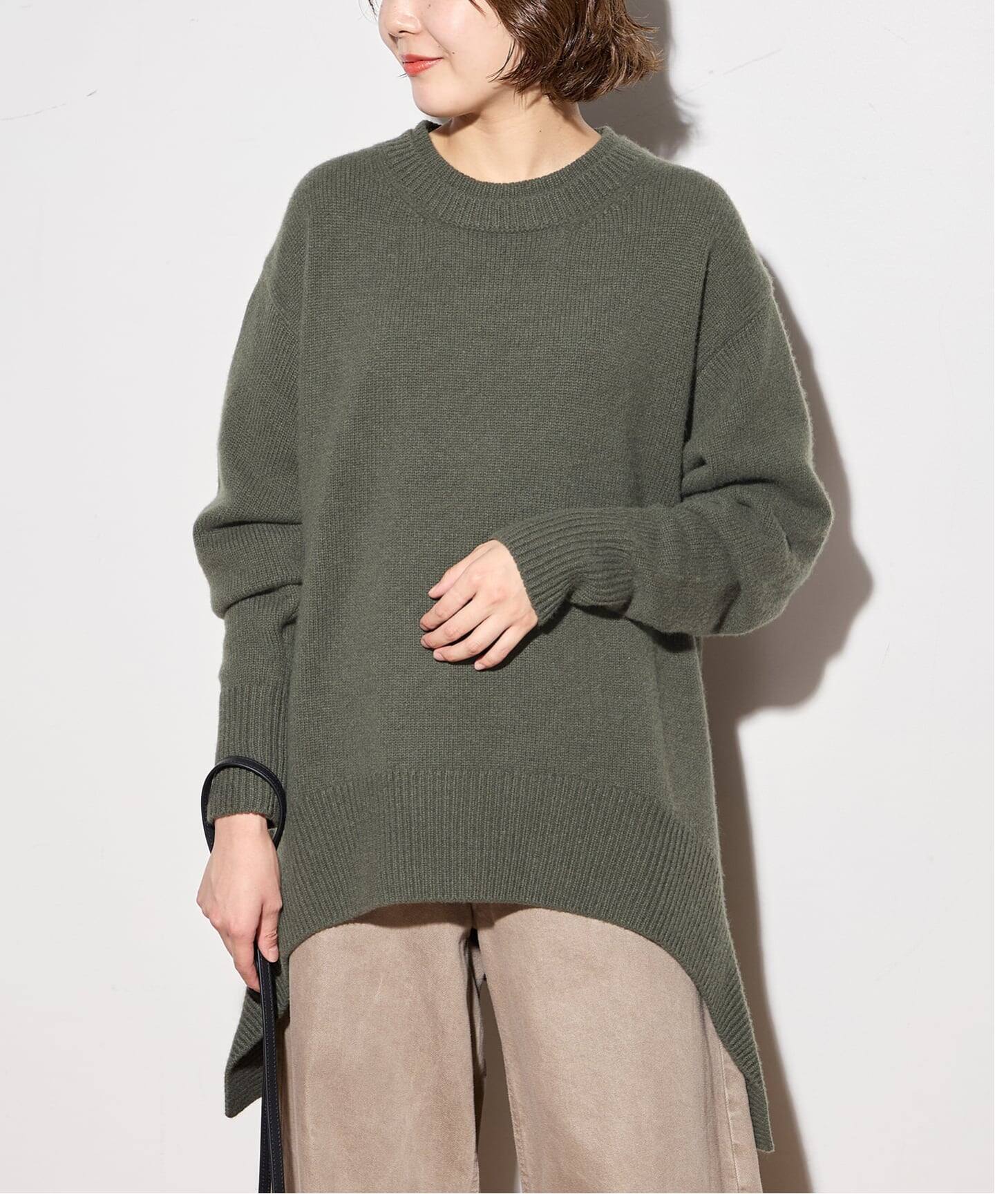 R2W/アールツーダブリュー】NICOLAS ROUND KN：ニット（ニット