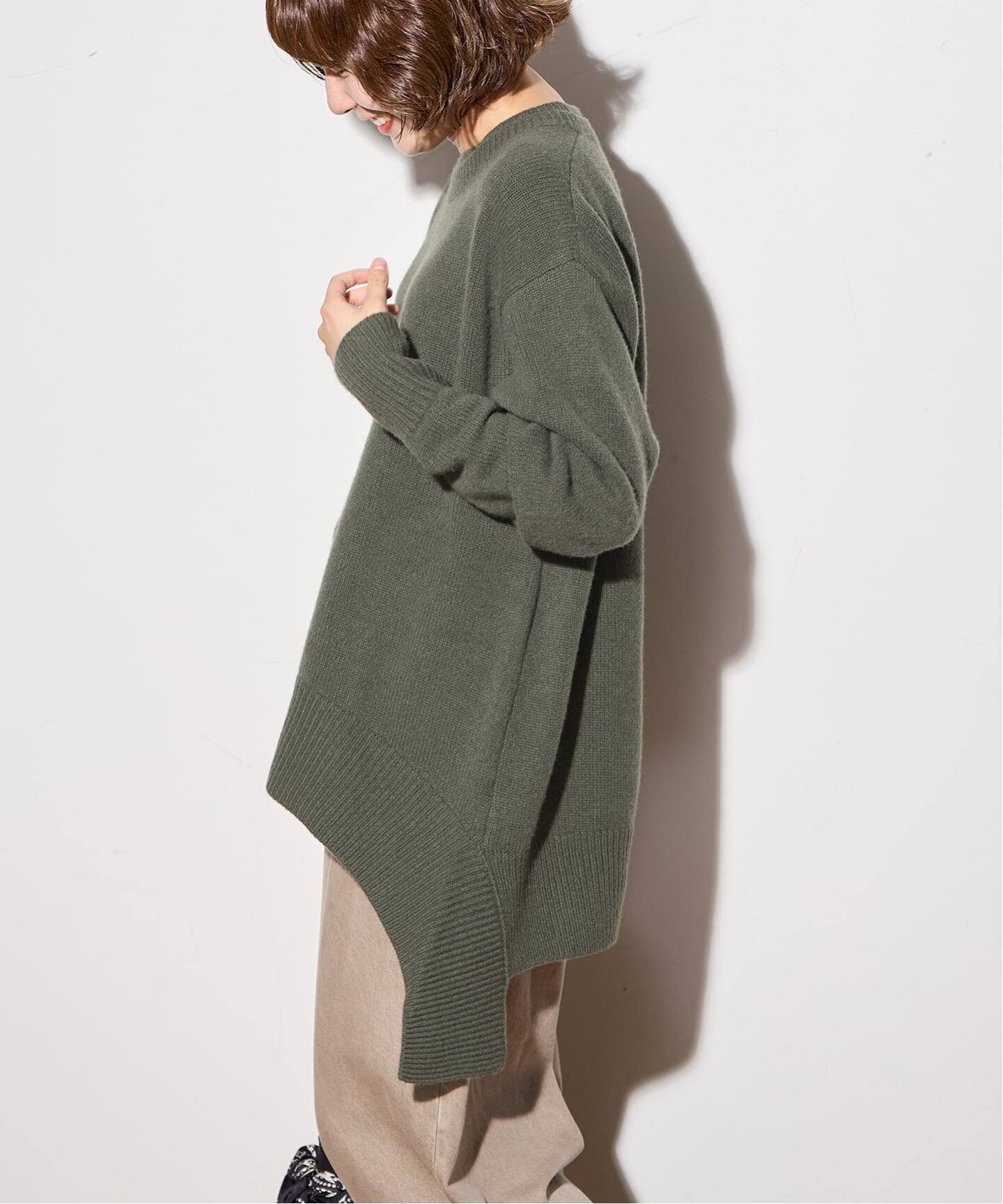 R2W/アールツーダブリュー】NICOLAS ROUND KN：ニット（ニット