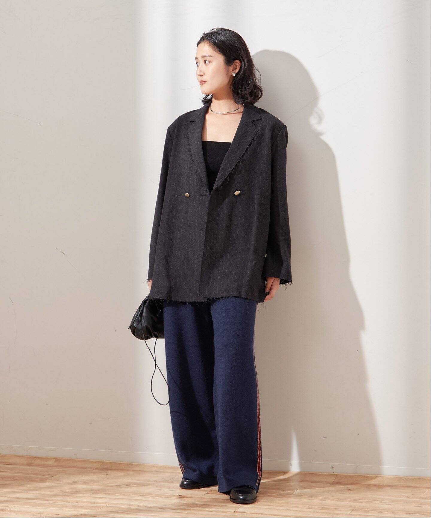 Uhr/ウーア】Line Knit Pants：ニットパンツ（その他パンツ）｜JOURNAL