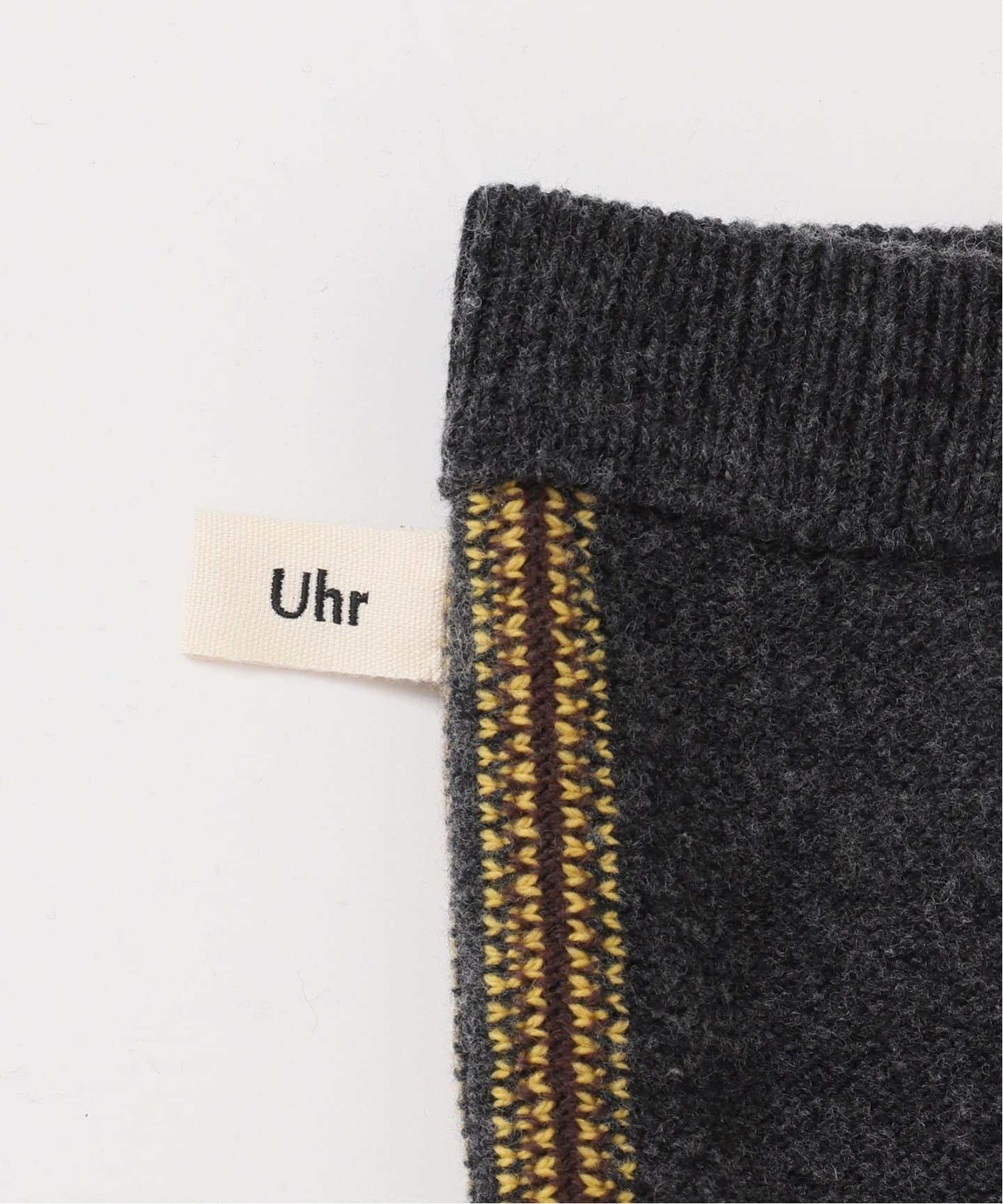 予約》【Uhr/ウーア】Line Knit Pants：ニットパンツ（その他