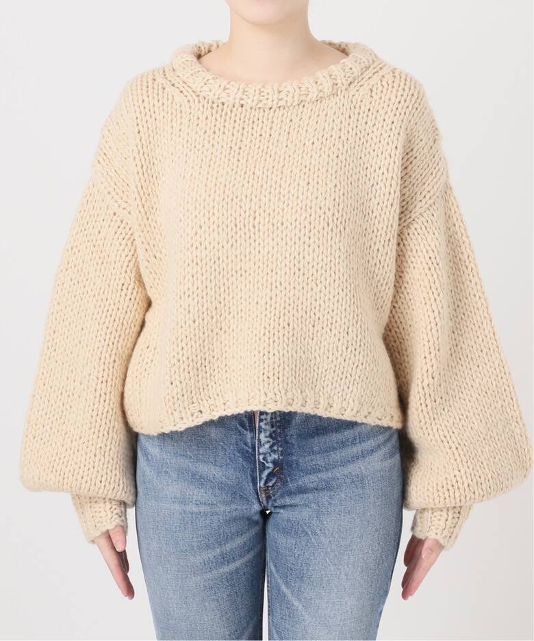 Uhr/ウーア】Short Hand Knit Pull-over：ニット（ニット／セーター  