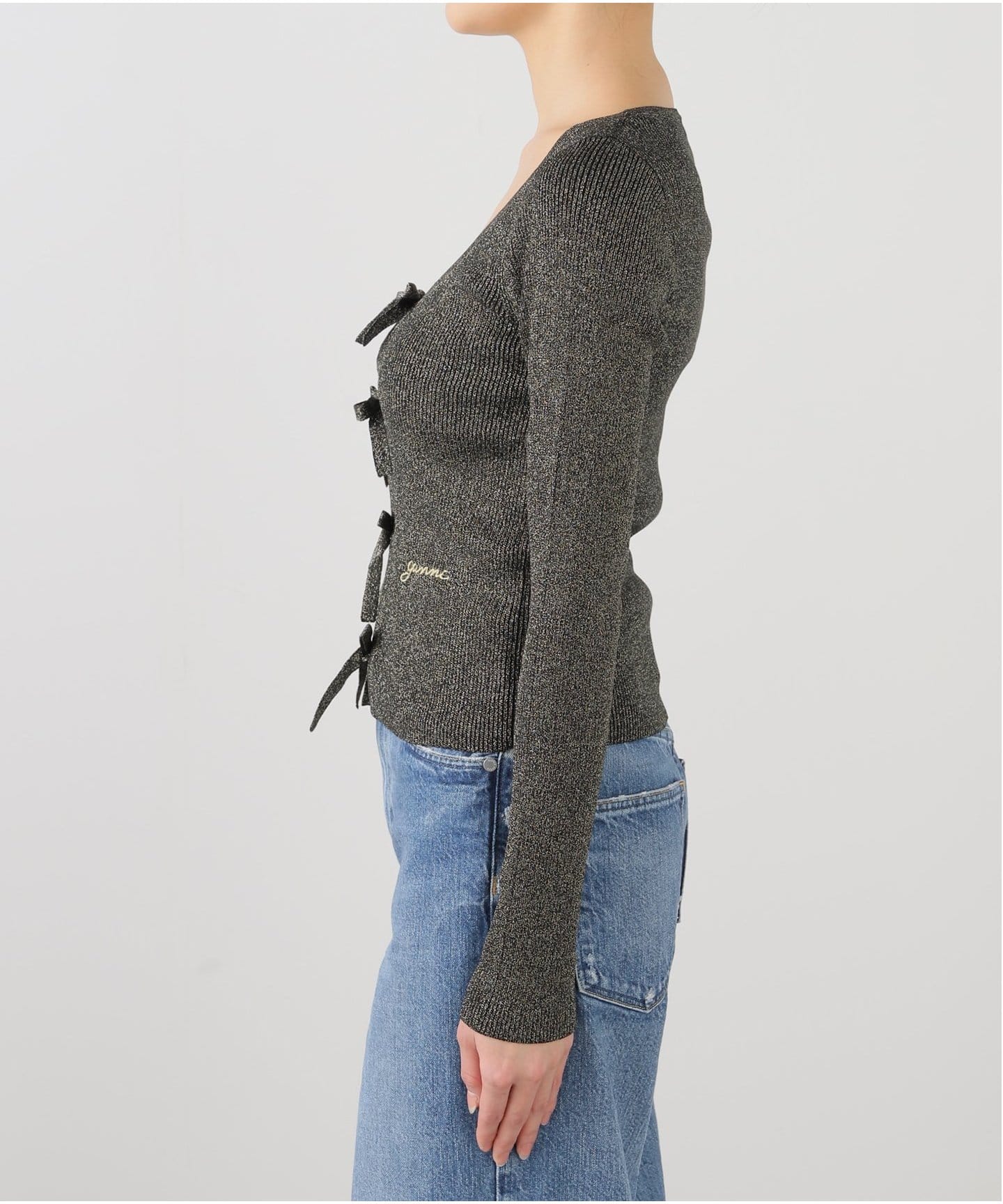 【アーバンリサーチ】GANNI　Light Sparkle Rib Blouse URBAN RESEARCH｜GANNI Light Sparkle Rib Blouse | Rakuten