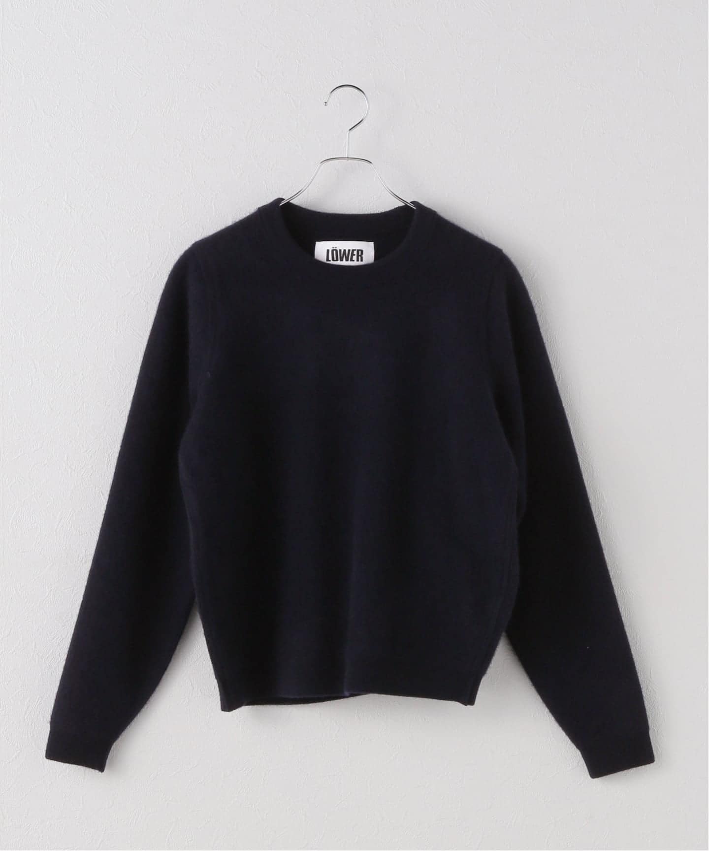 LOWER/ローヴァー】12G Fulling Smooth Pullover：ニット（ニット