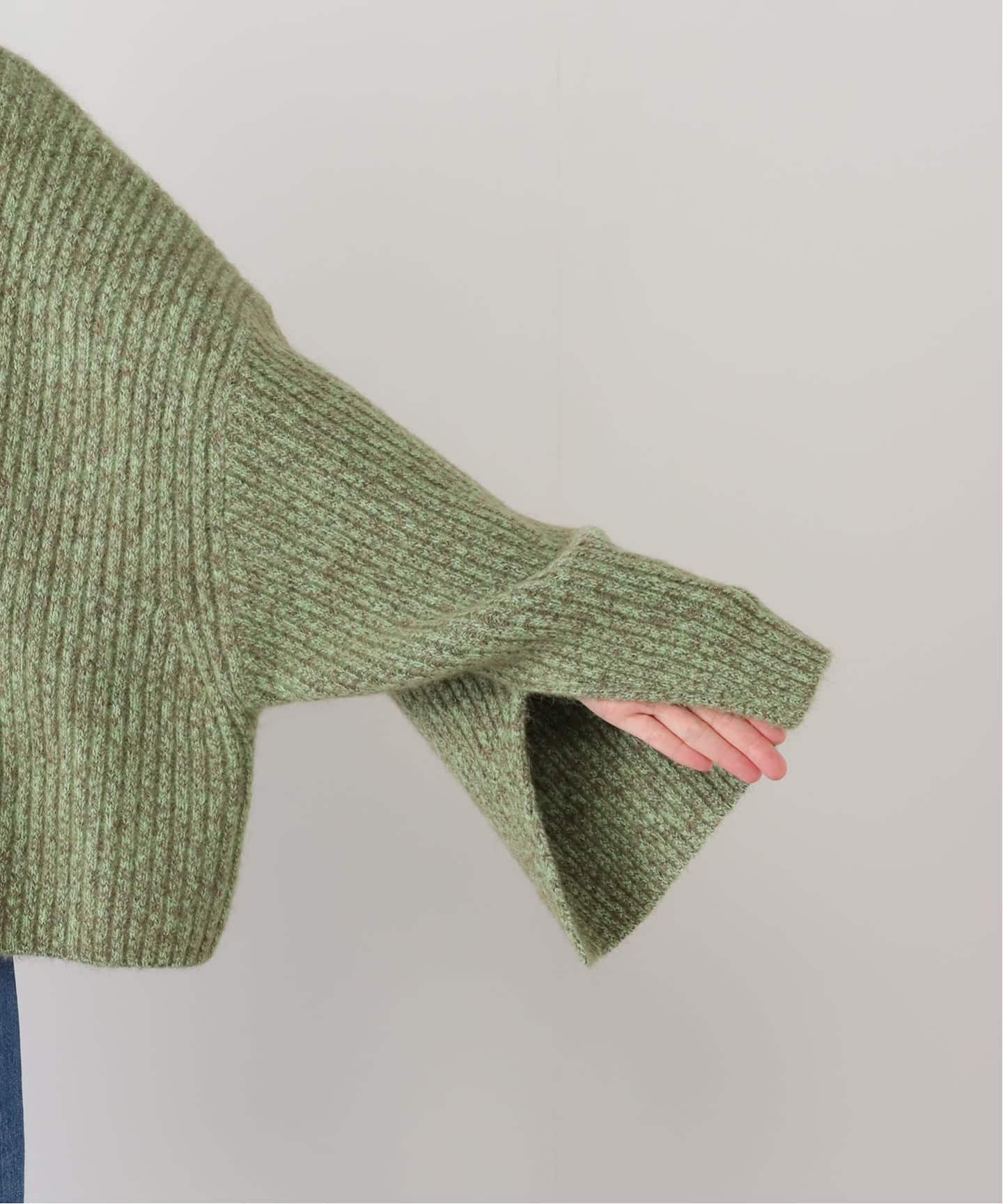 GANNI/ガニー】Melange Brushed Mohair Oversized S：ニット（ニット