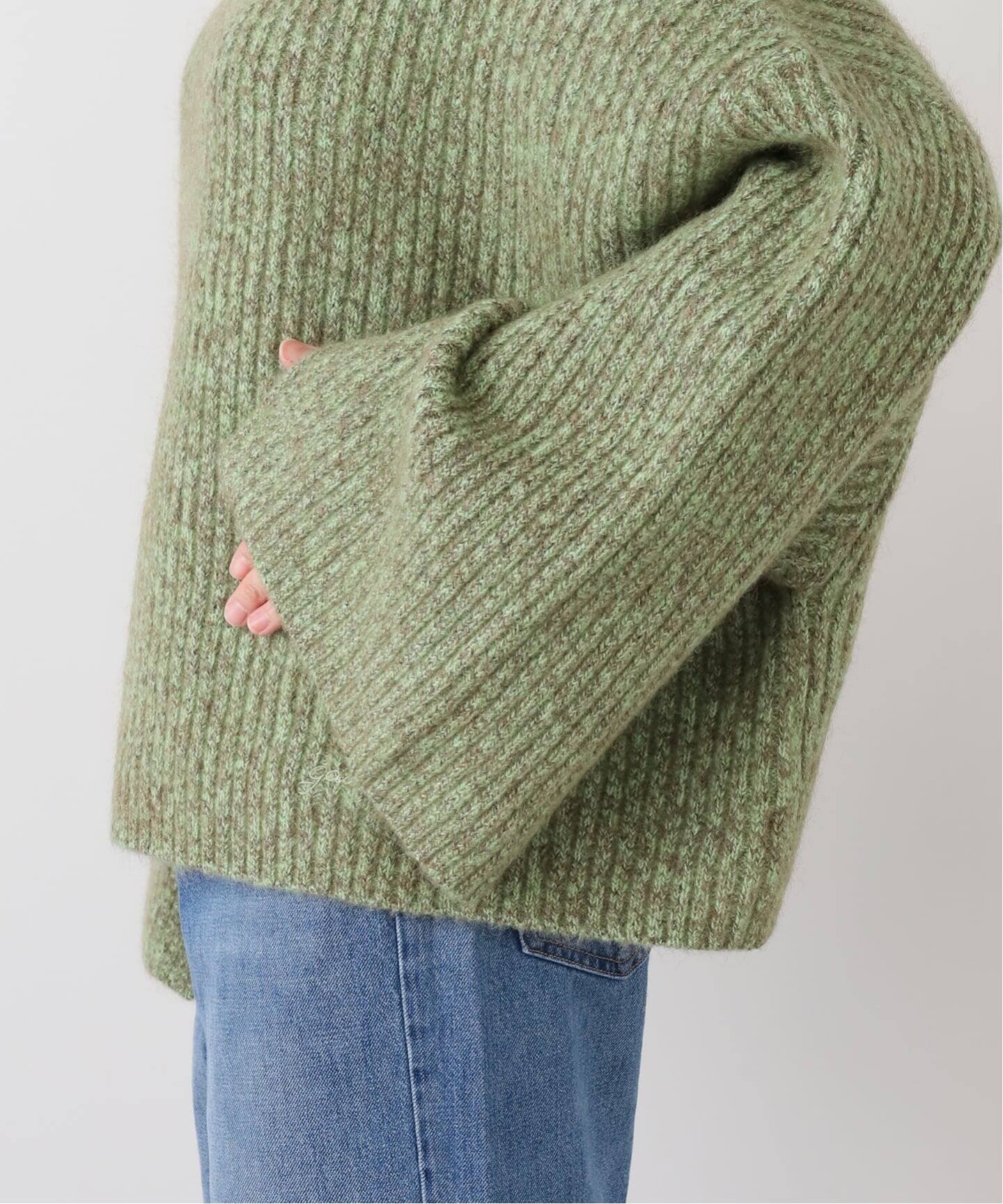 GANNI/ガニー】Melange Brushed Mohair Oversized S：ニット（ニット