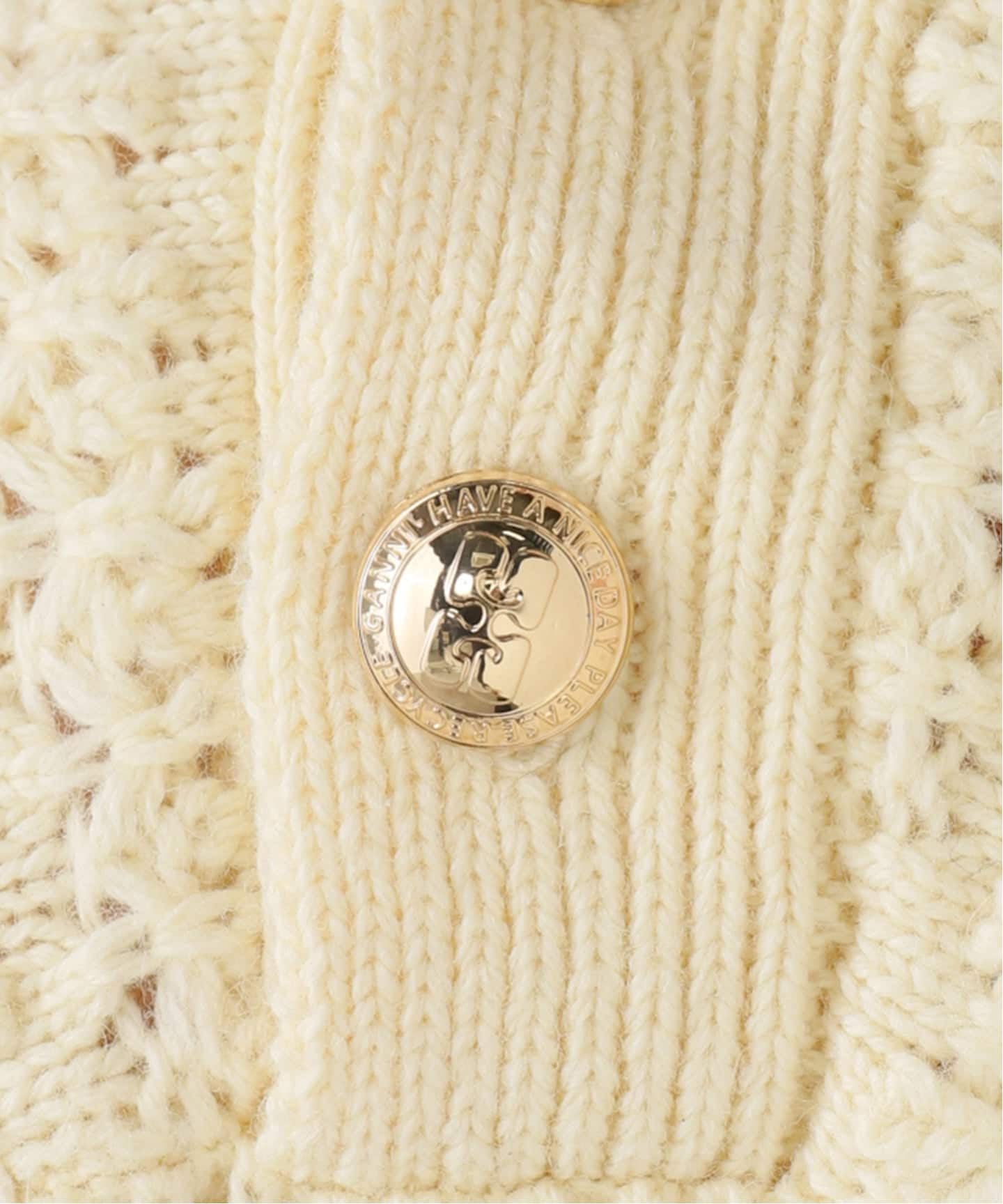 【NEW】ジャーナルスタンダード レサージュ（journal standard L’essage）/【GANNI/ガニー】Cotton Wool Stripe Sweater：ニット GANNI/ガニー】Cotton Wool Stripe Sweater：ニット（ニット／セーター