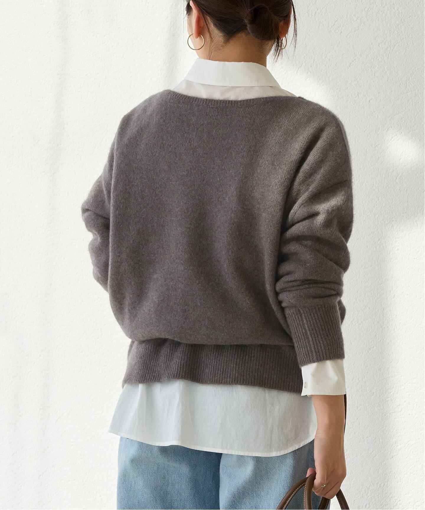 新品　ジャーナルスタンダード　FOX WOOL 2WAY Vネックプルオーバー FOX WOOL 2WAY Vネックプルオーバー（ニット／セーター）｜JOURNAL
