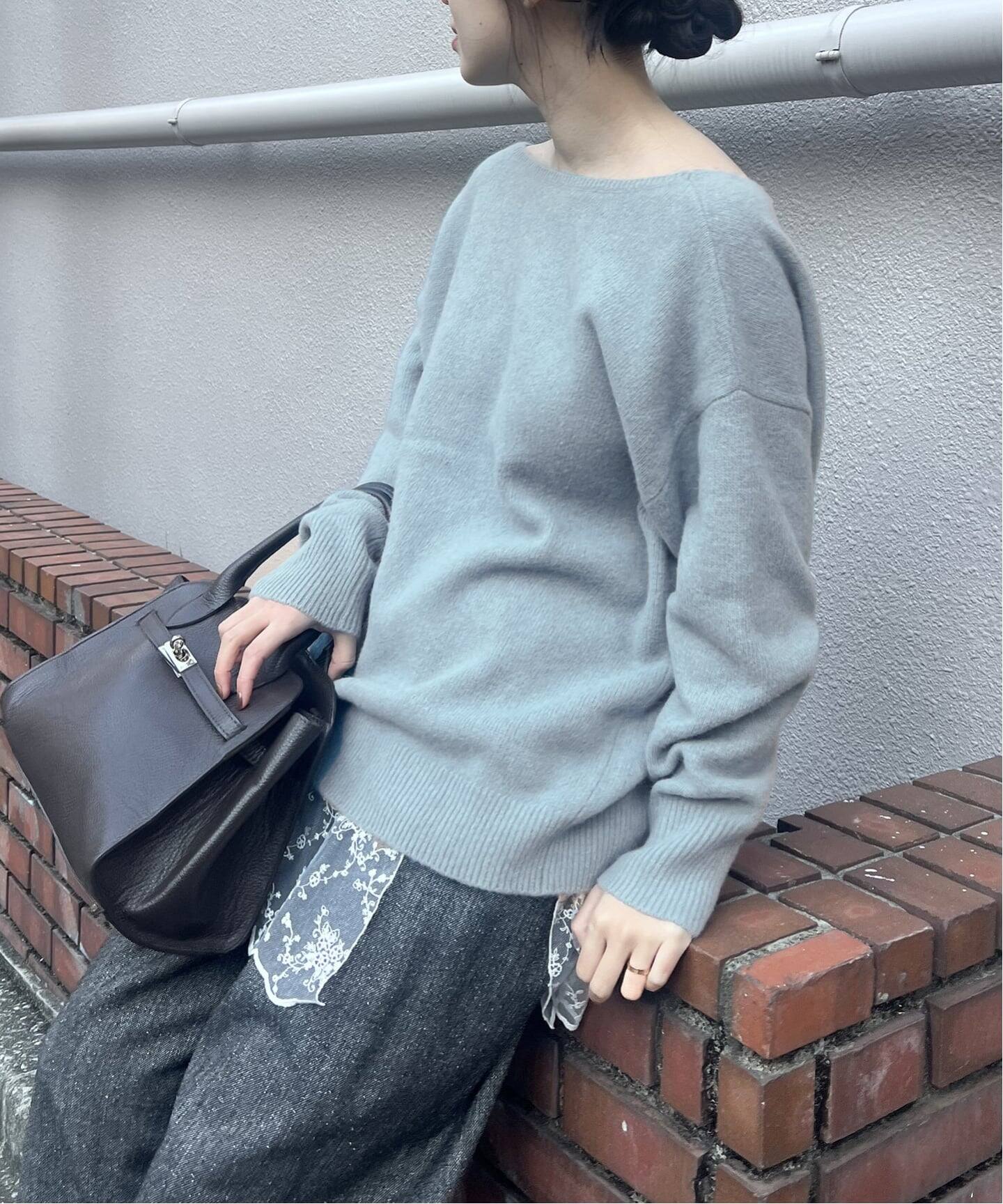 FOX WOOL 2WAY Vネックプルオーバー（ニット／セーター）｜JOURNAL