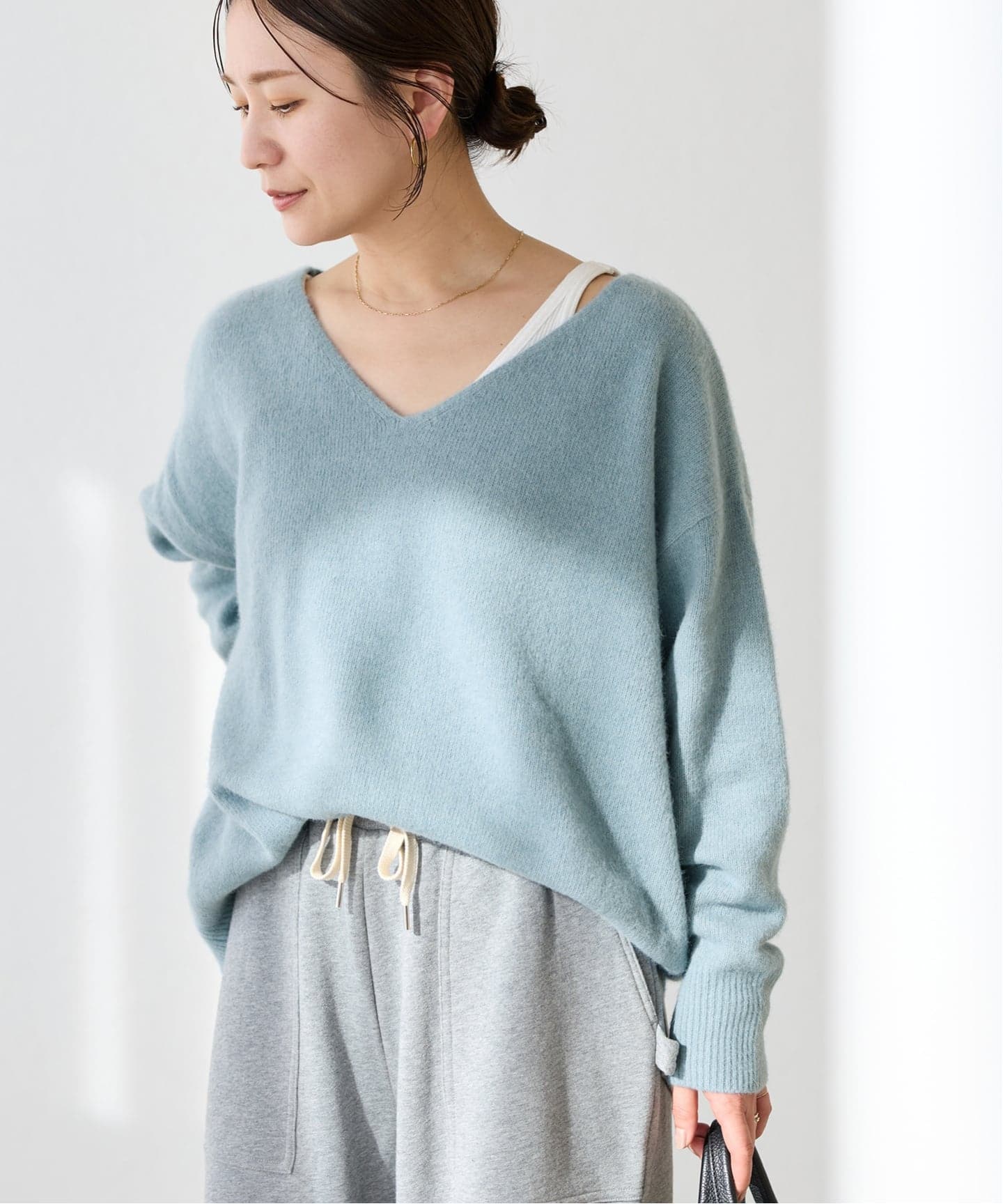 FOX WOOL 2WAY Vネックプルオーバー（ニット／セーター）｜JOURNAL