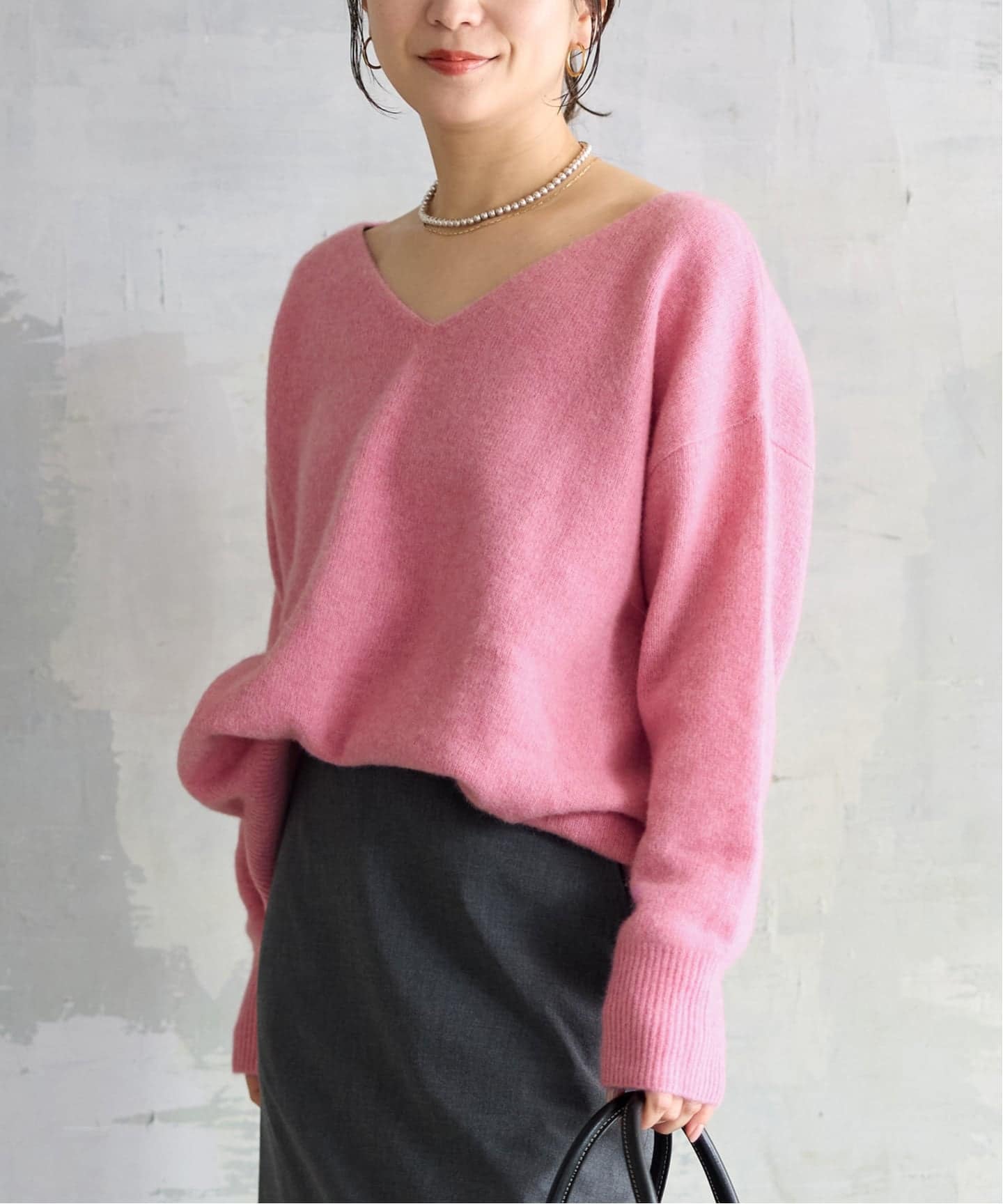 FOX WOOL 2WAY Vネックプルオーバー（ニット／セーター）｜JOURNAL