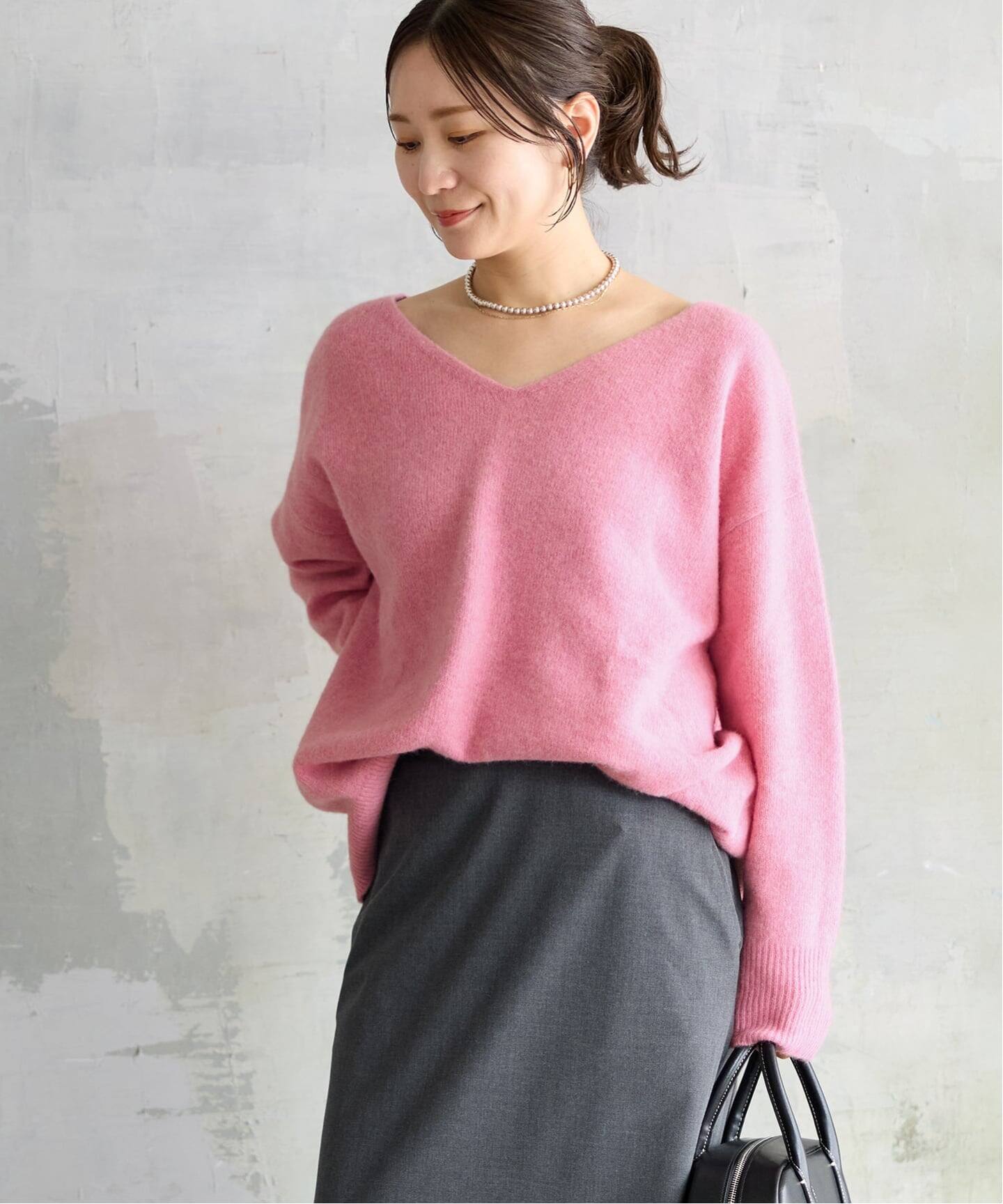 FOX WOOL 2WAY Vネックプルオーバー（ニット／セーター）｜JOURNAL