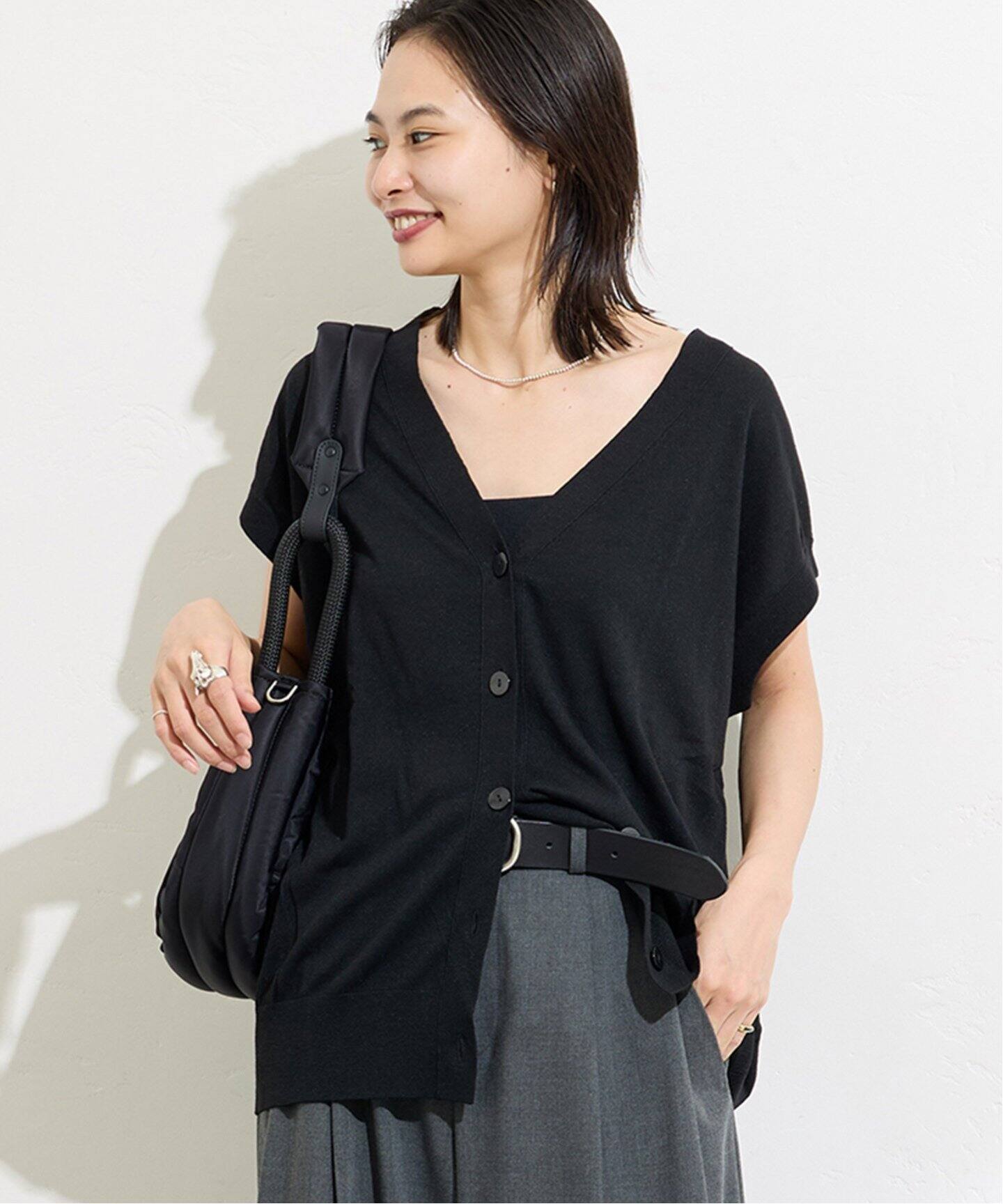 追加2》リネンレーヨンニュアンスベスト（ベスト）｜JOURNAL