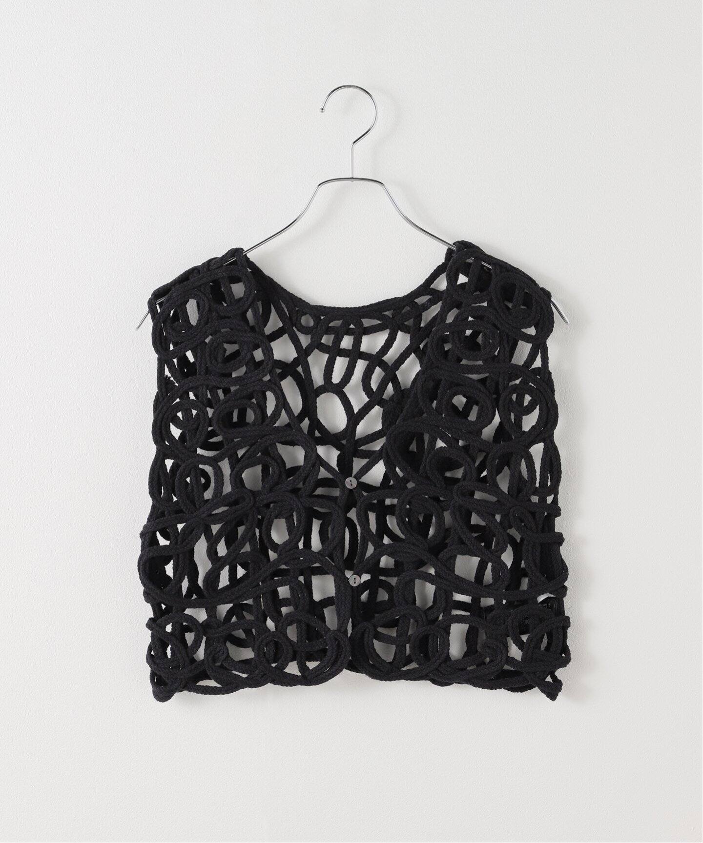 JOURNAL STANDARD (ジャーナルスタンダード) ★★ ② 25080400324010 コードエンブロイダリーベスト レディース ブラック FREE コードエンブロイダリーベスト（ベスト）｜JOURNAL STANDARD