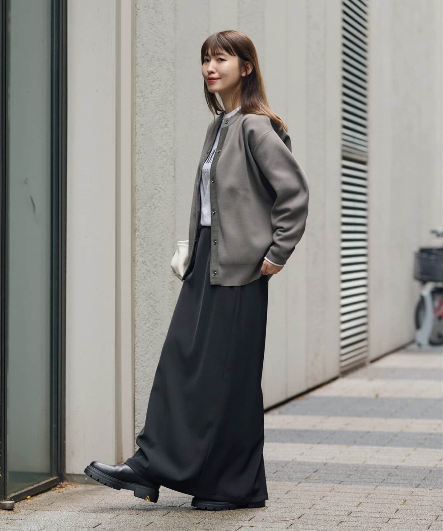 WEB限定追加5》ウォッシャブルバナナスリーブカーディガン