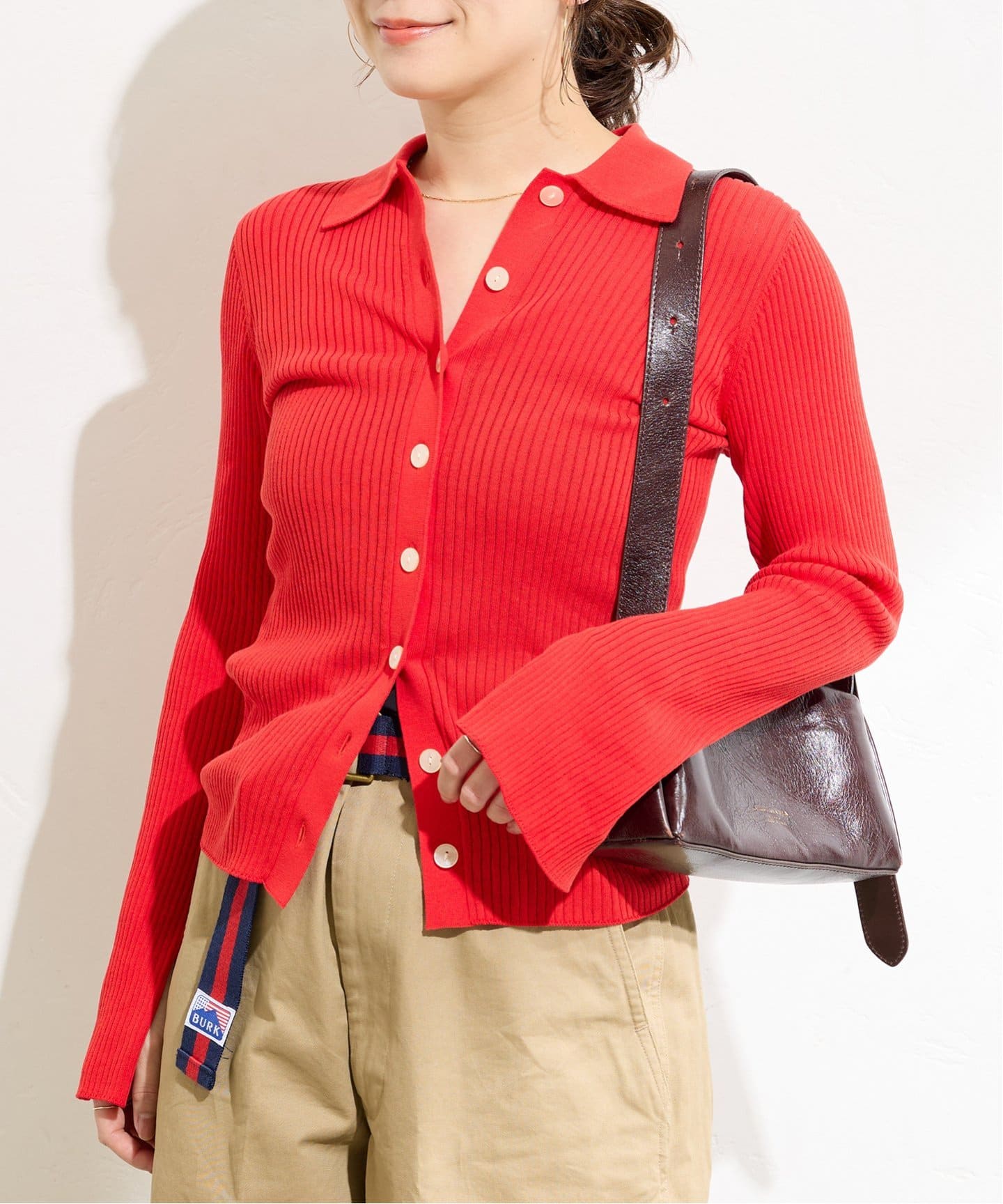 Deuxieme Classe ICE Poloshirt ニットカーディガン Eloise Vネック