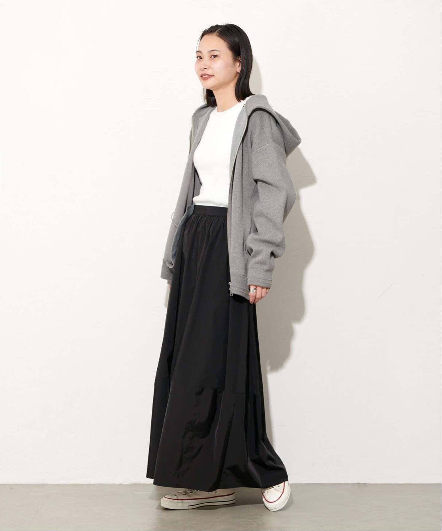 追加》【洗える】ダブルニットフーディ（カーディガン）｜JOURNAL